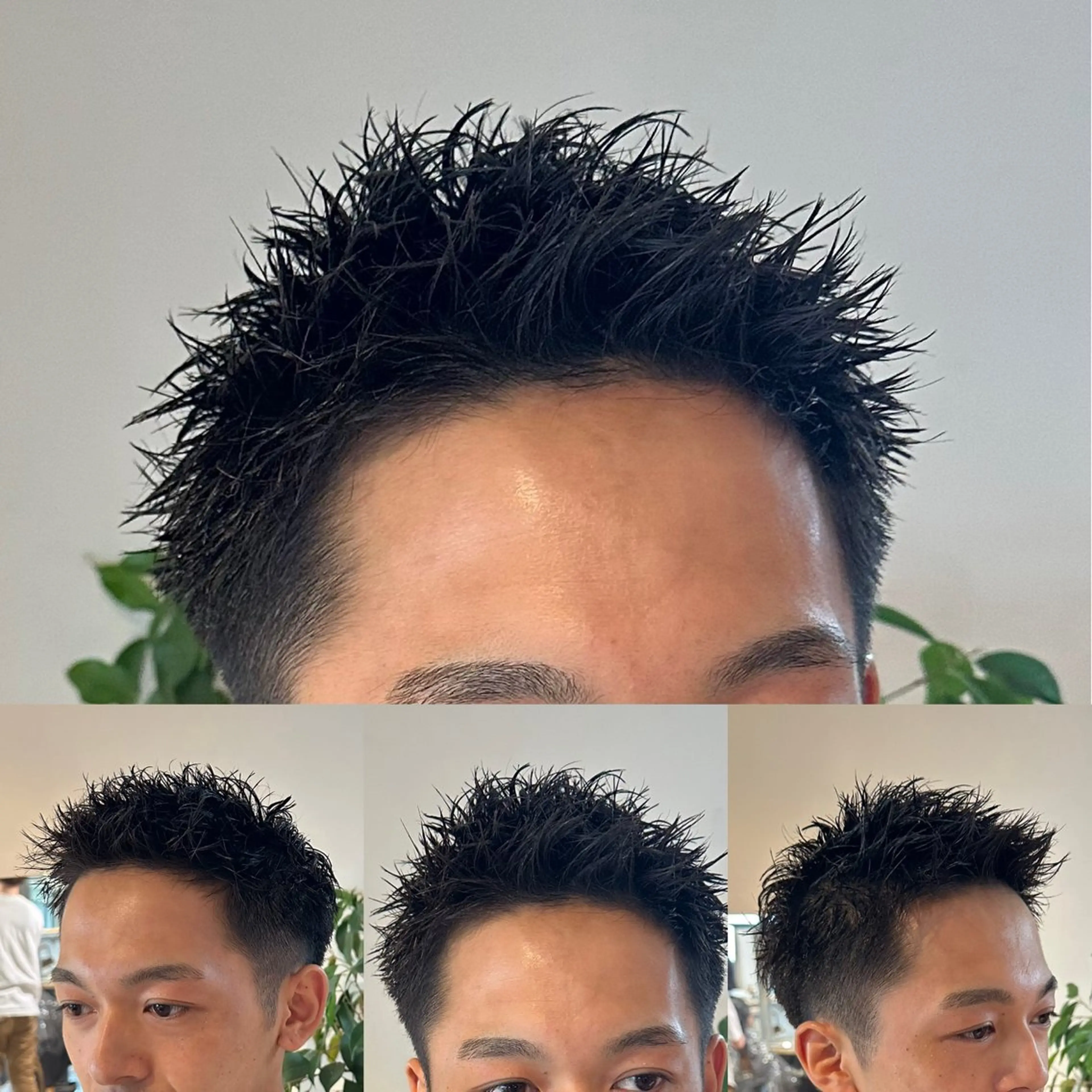 ショート パーマ メンズ メンズパーマ スパイキーショート ツイストスパイラルパーマ ショートヘア スパイラルパーマ 【メンズ職人】 ✂️佐藤友のヘアスタイル