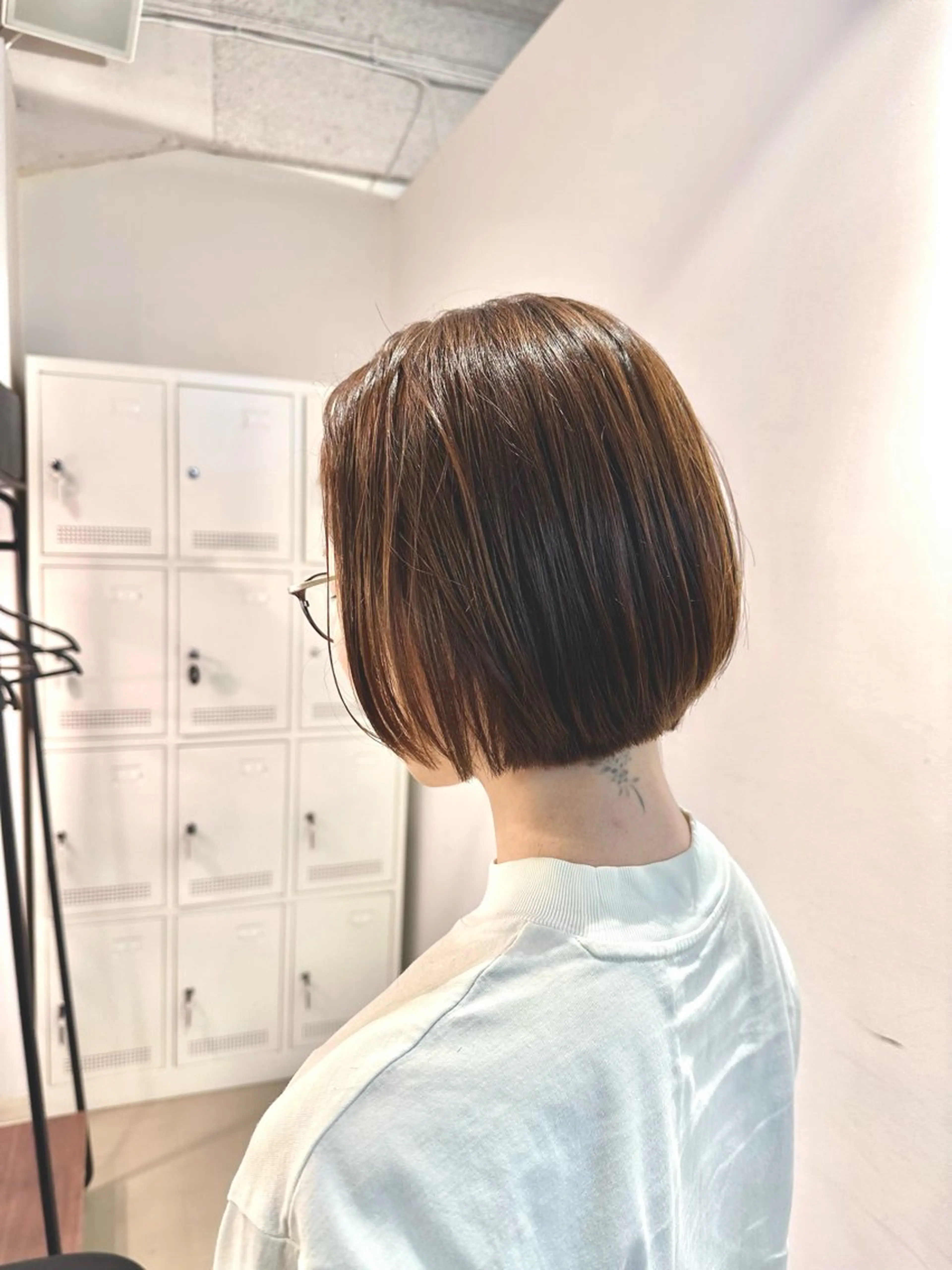 ショート カラー 大人ヘア縮毛矯正 💛mai💛のヘアスタイル