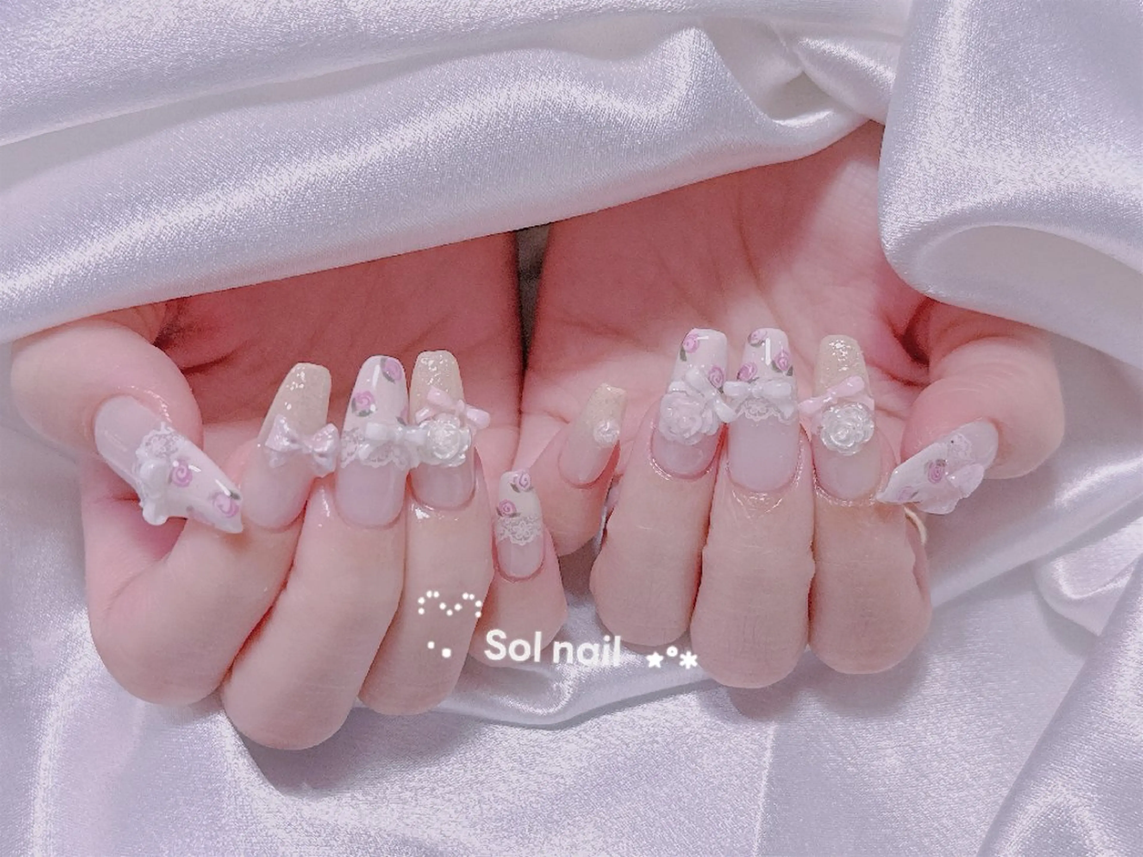 ネイル ハンドネイル ハンドケア パラジェル＆フィルイン取り扱いサロンSol Nail所属・Sol Nail ミネのネイルデザイン