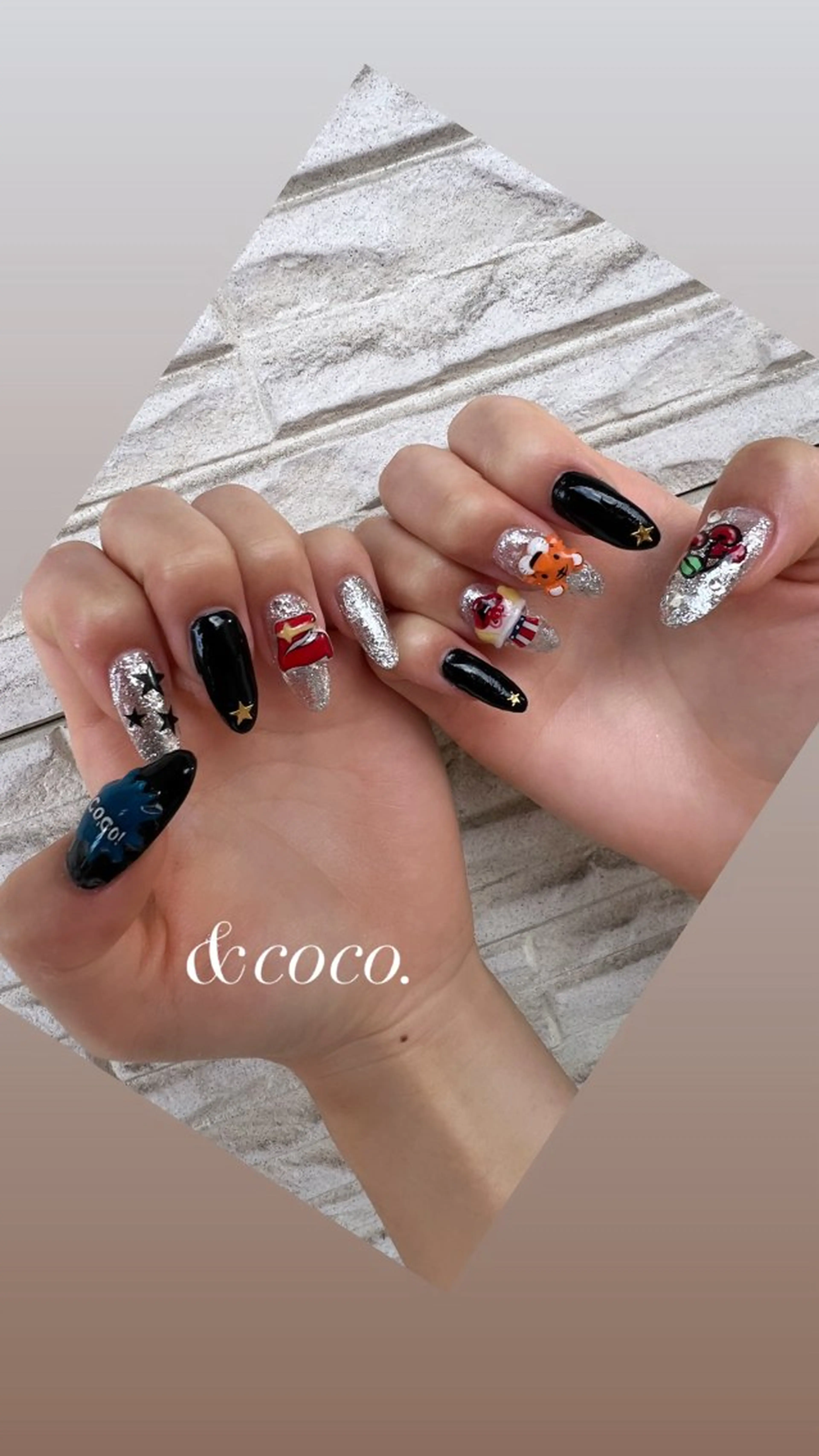 ネイル 長さ出し ＆ coco.のネイルデザイン