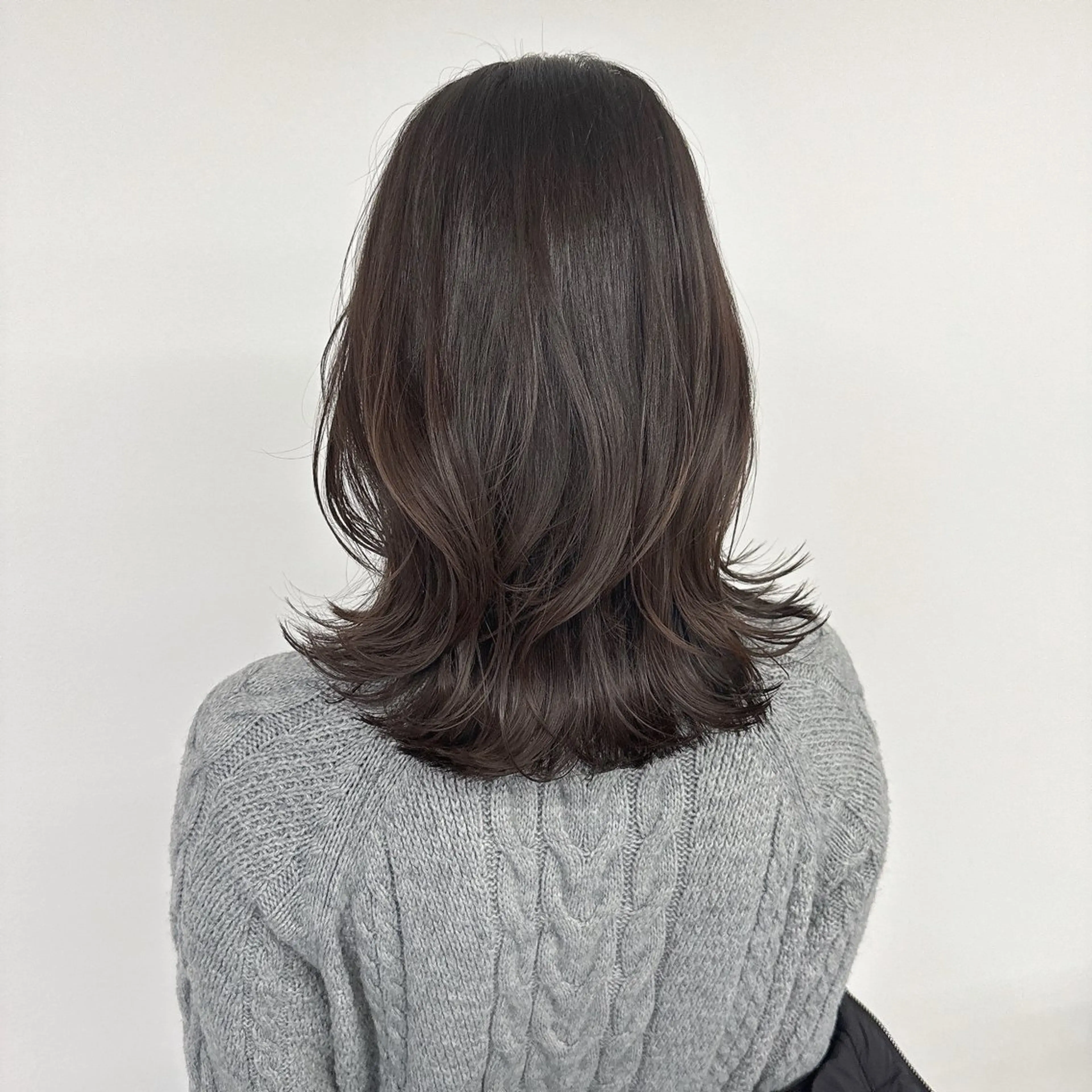 ミディアム カラーモデル募集/ 小山栞のヘアスタイル