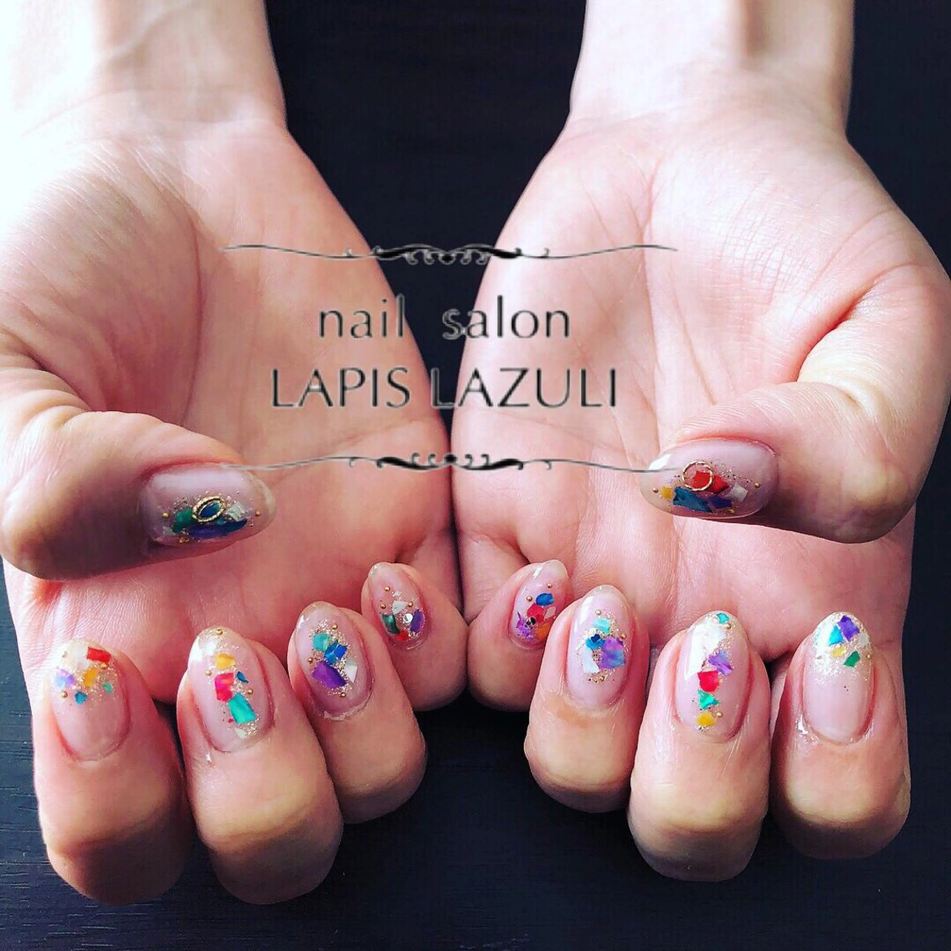 ネイル nail salon ラピスラズリのネイルデザイン