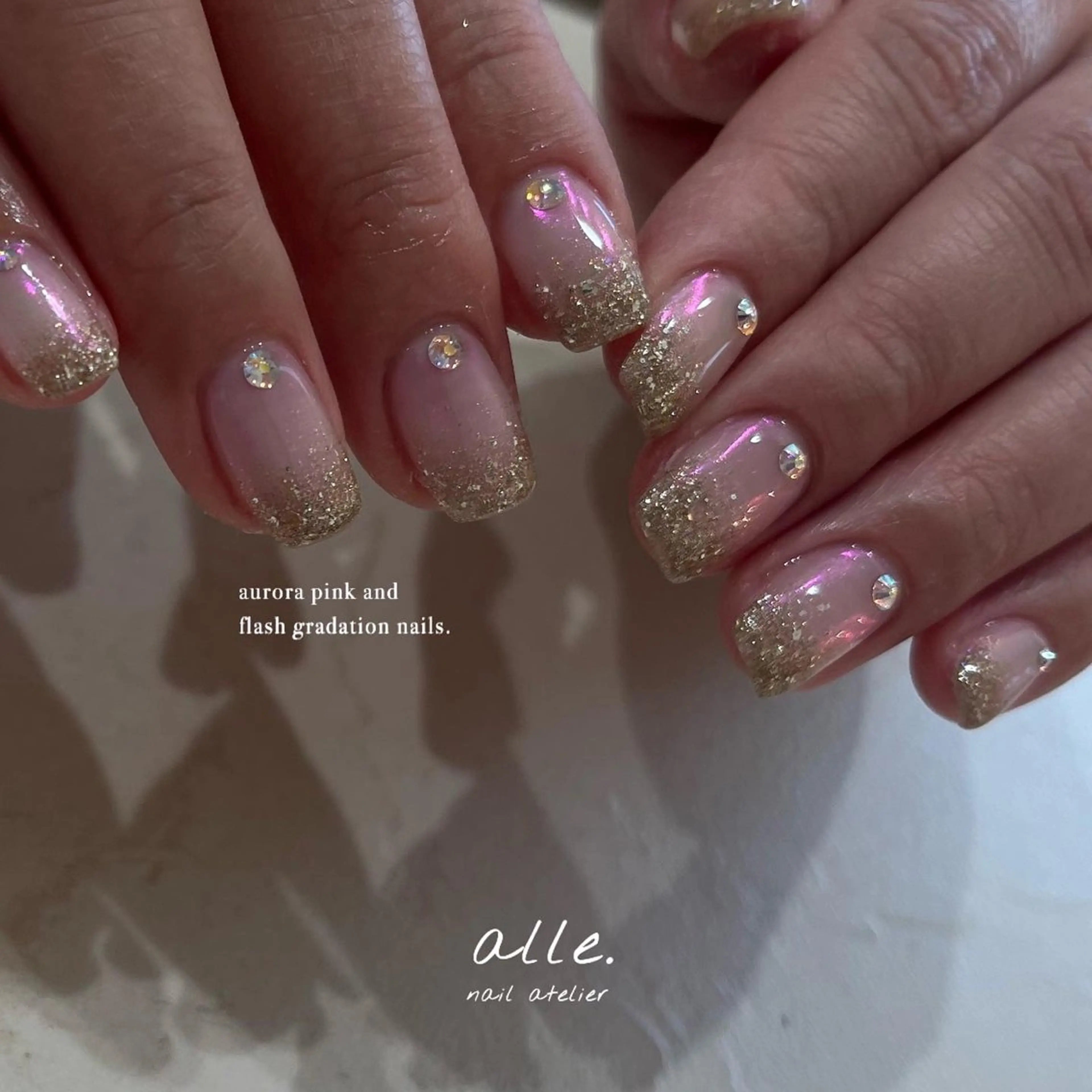 ネイル ハンドネイル atelier alle.のネイルデザイン