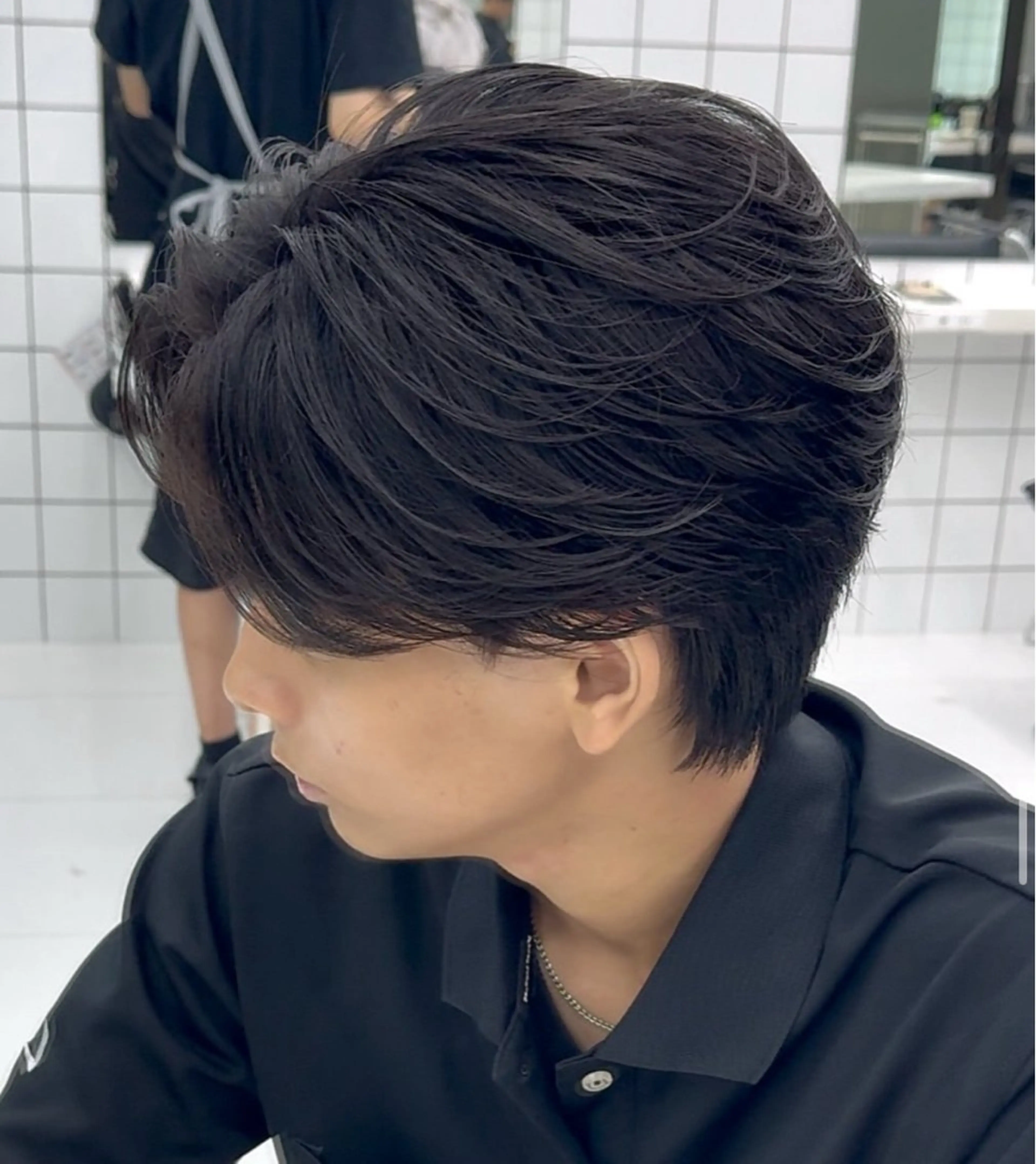 メンズ メンズパーマ カット 白髪ぼかし/メッシュ ハイライト/ゆうとのヘアスタイル