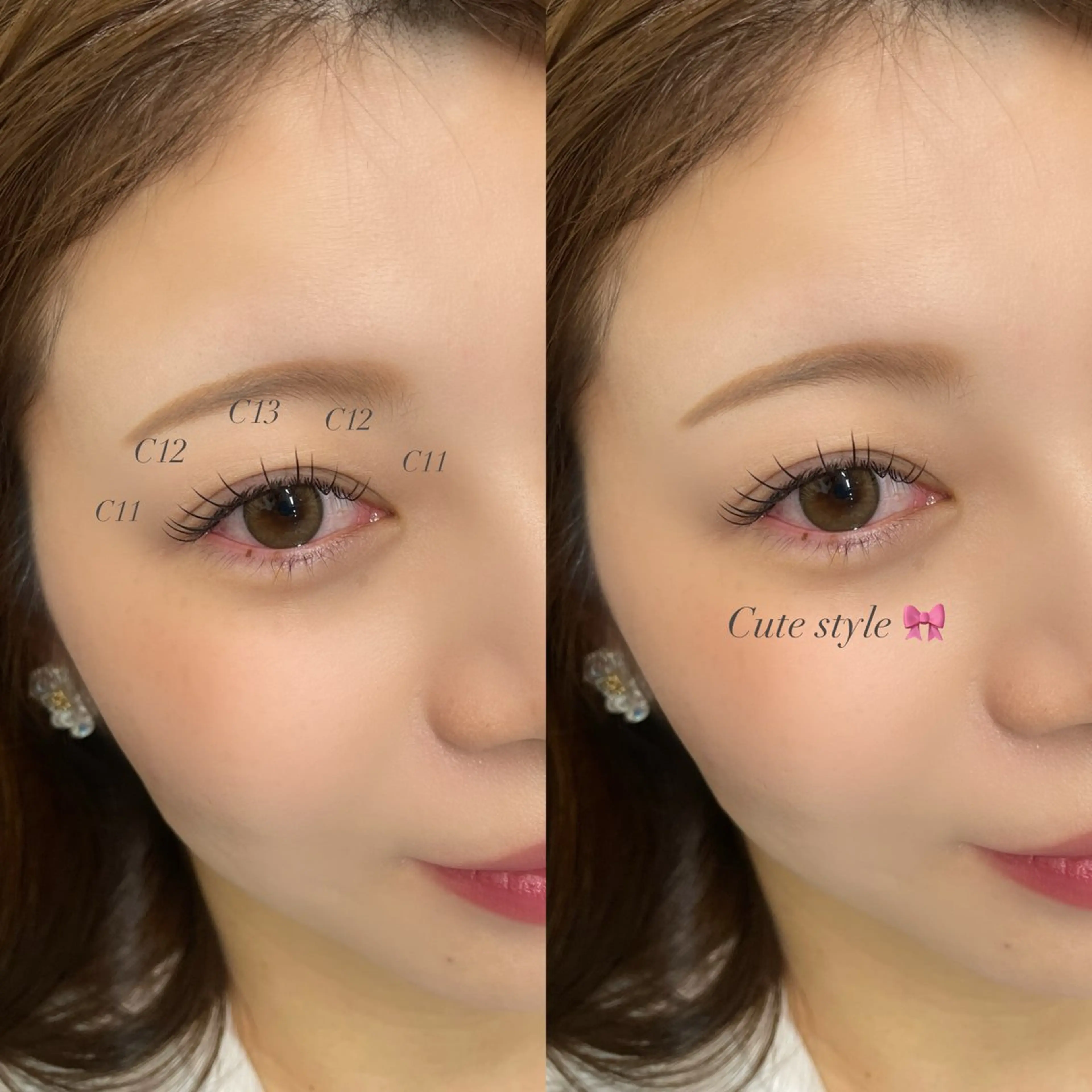 マツエク・マツパ mahina🦋 cp/iLaのマツエク・マツパデザイン