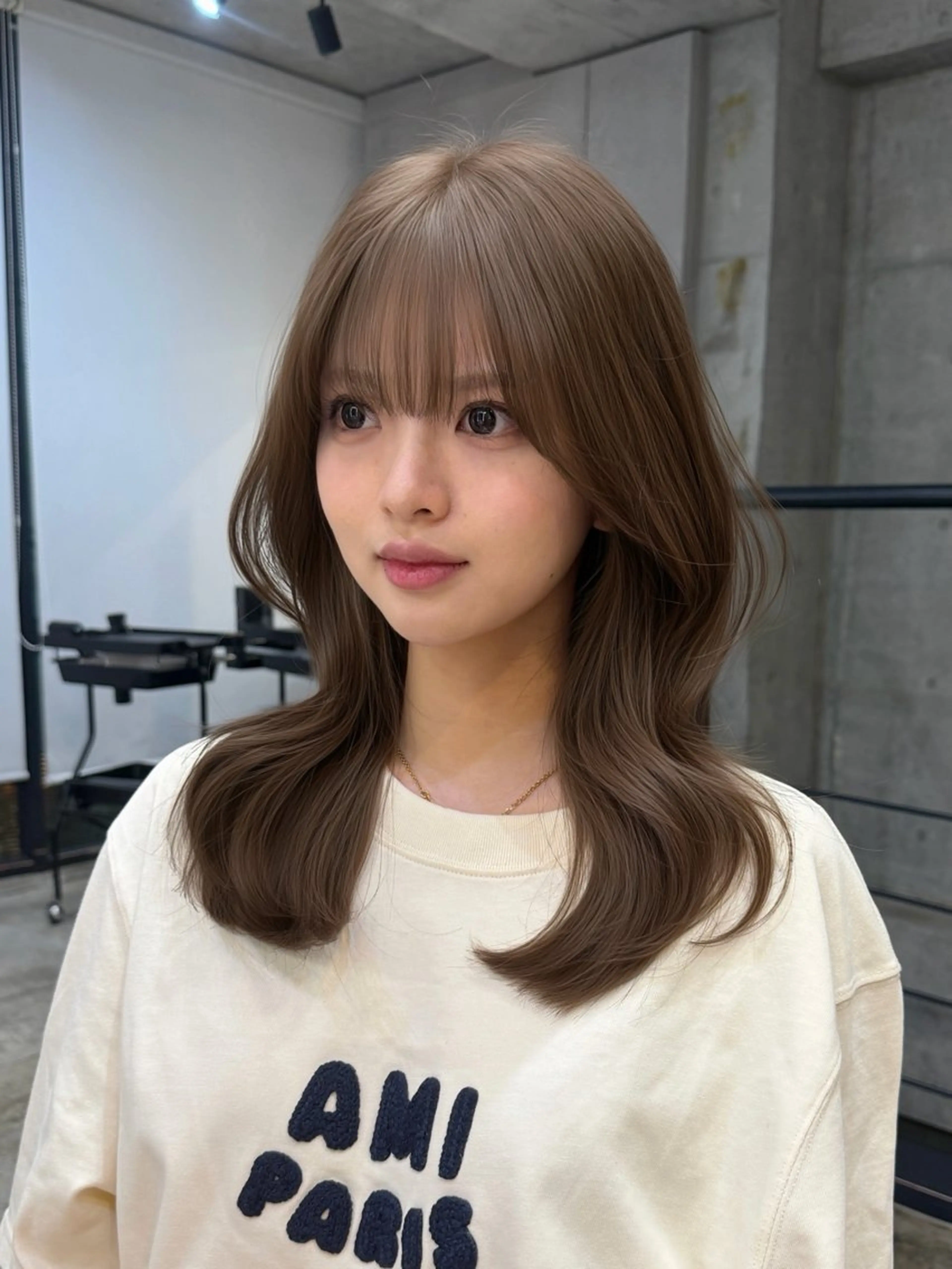 セミロング 森下 颯太のヘアスタイル