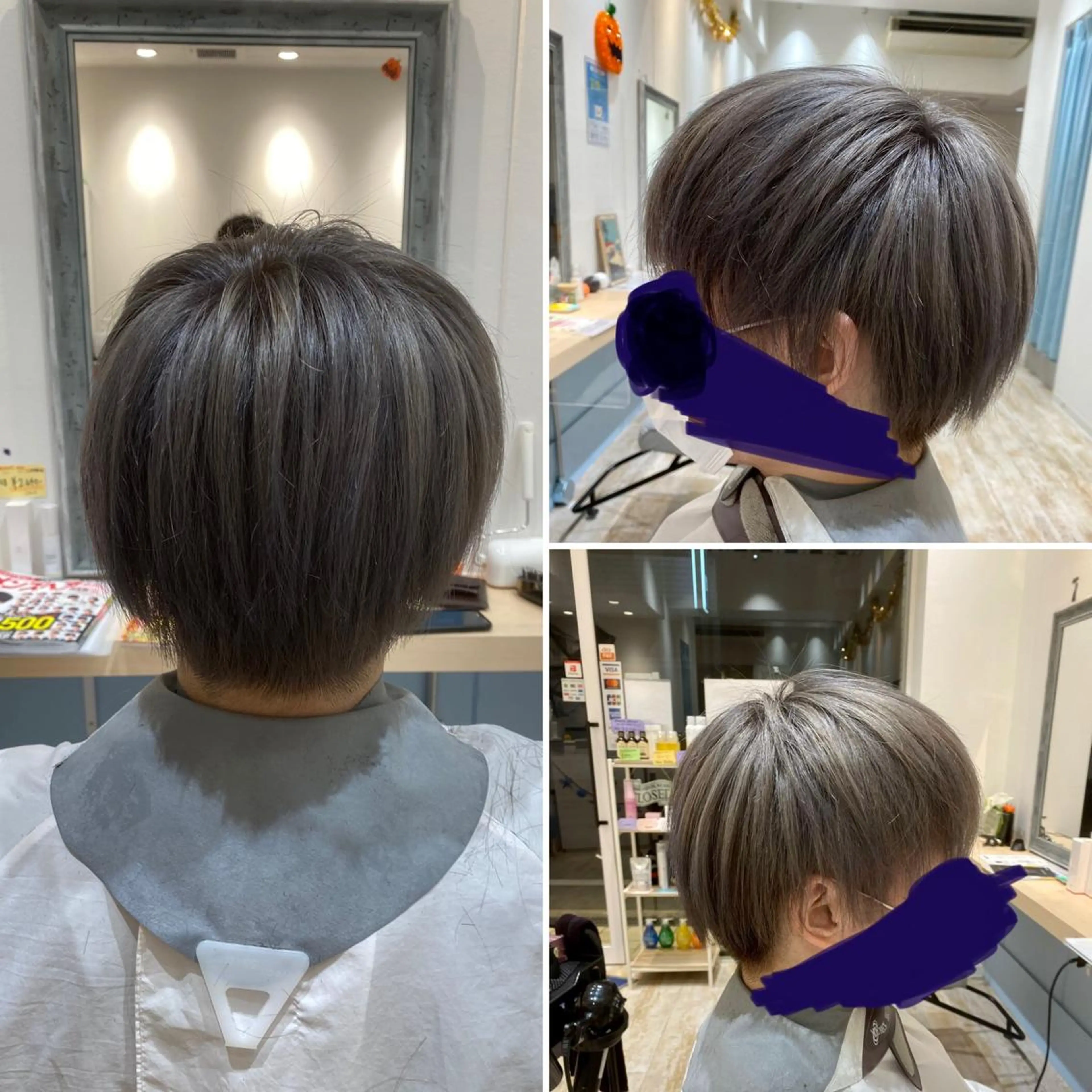 カラー ブリーチ メンズカット/パーマ ✂︎ 　山下　貴也のヘアスタイル