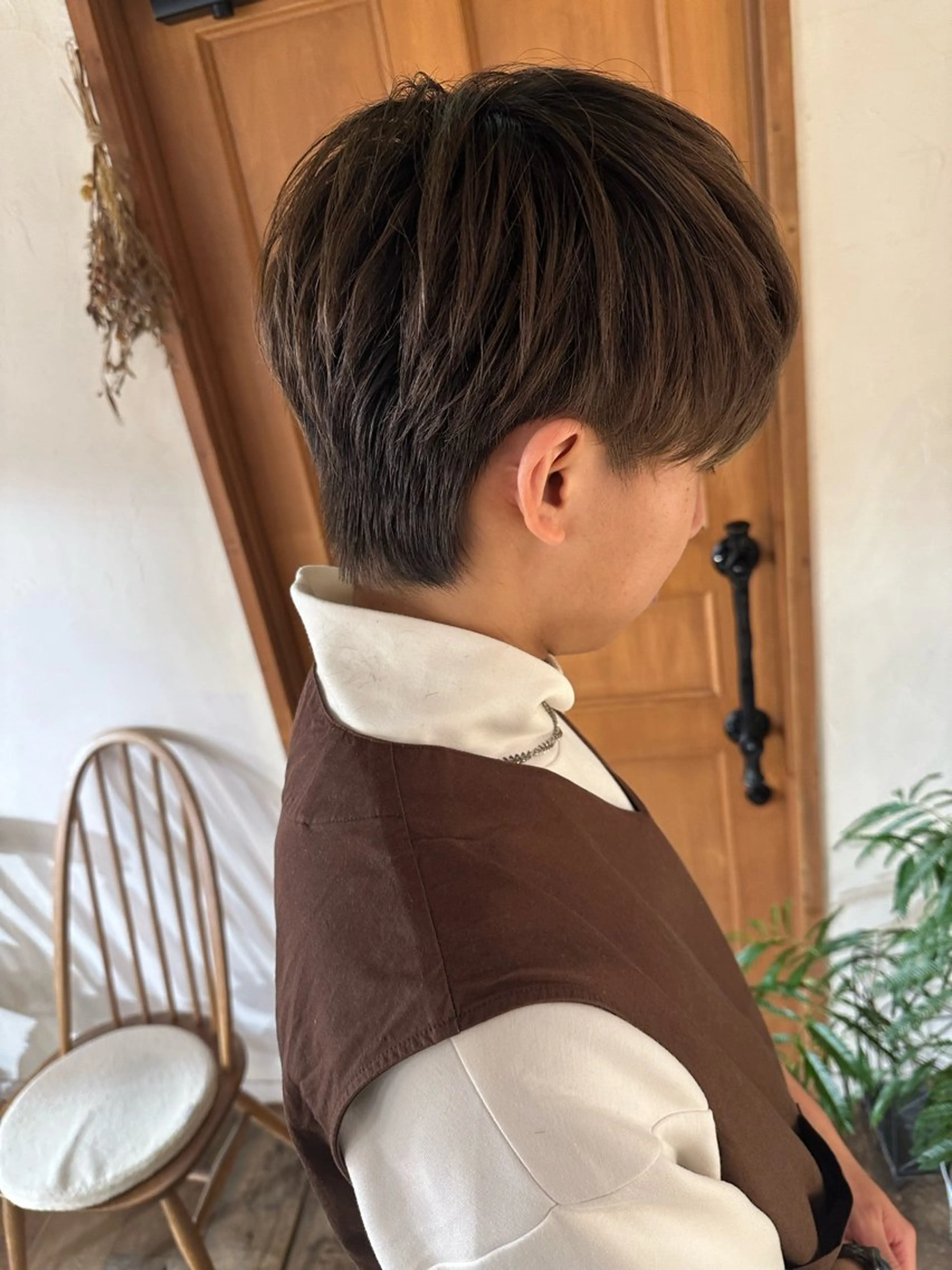 ショート メンズ メンズハイライト メンズインナーカラー メンズパーマ ハイライト 髪質改善 カット ヘッドスパ 透明感カラー/ボブ /佐藤伶のヘアスタイル