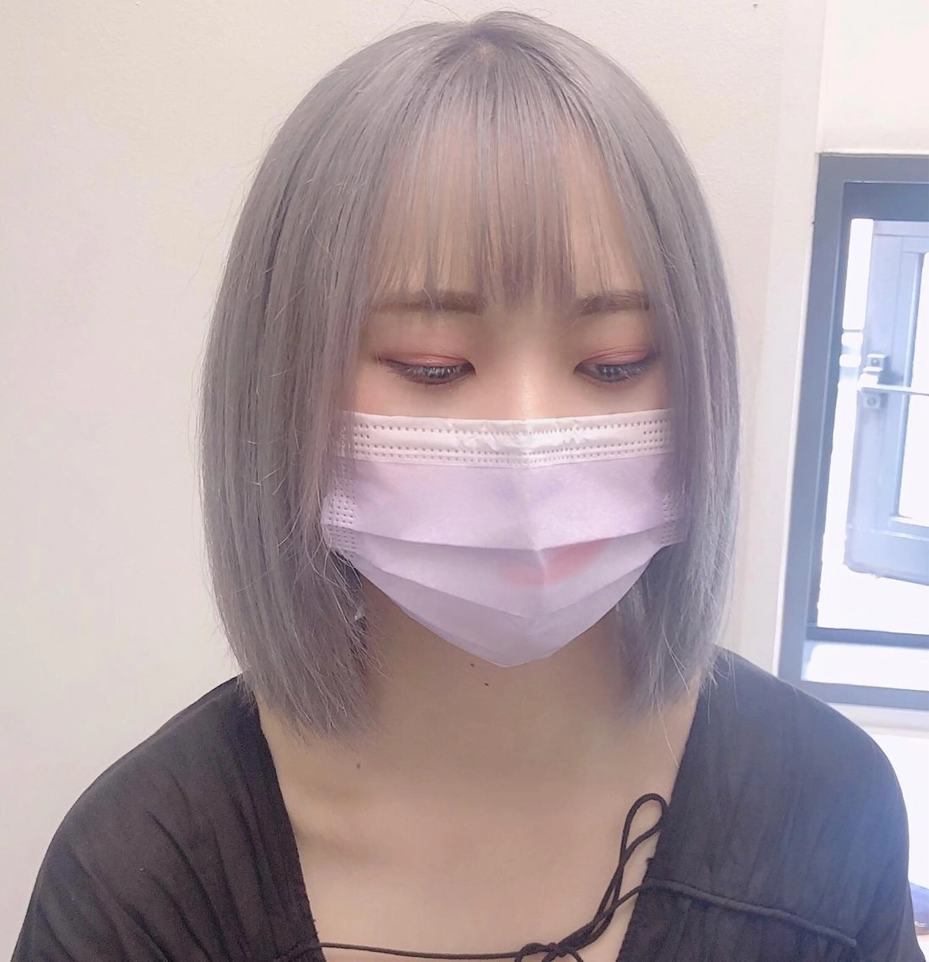 ミディアム 🪄🫧ハイトーン/ 乙津茜🐰L'wisのヘアスタイル