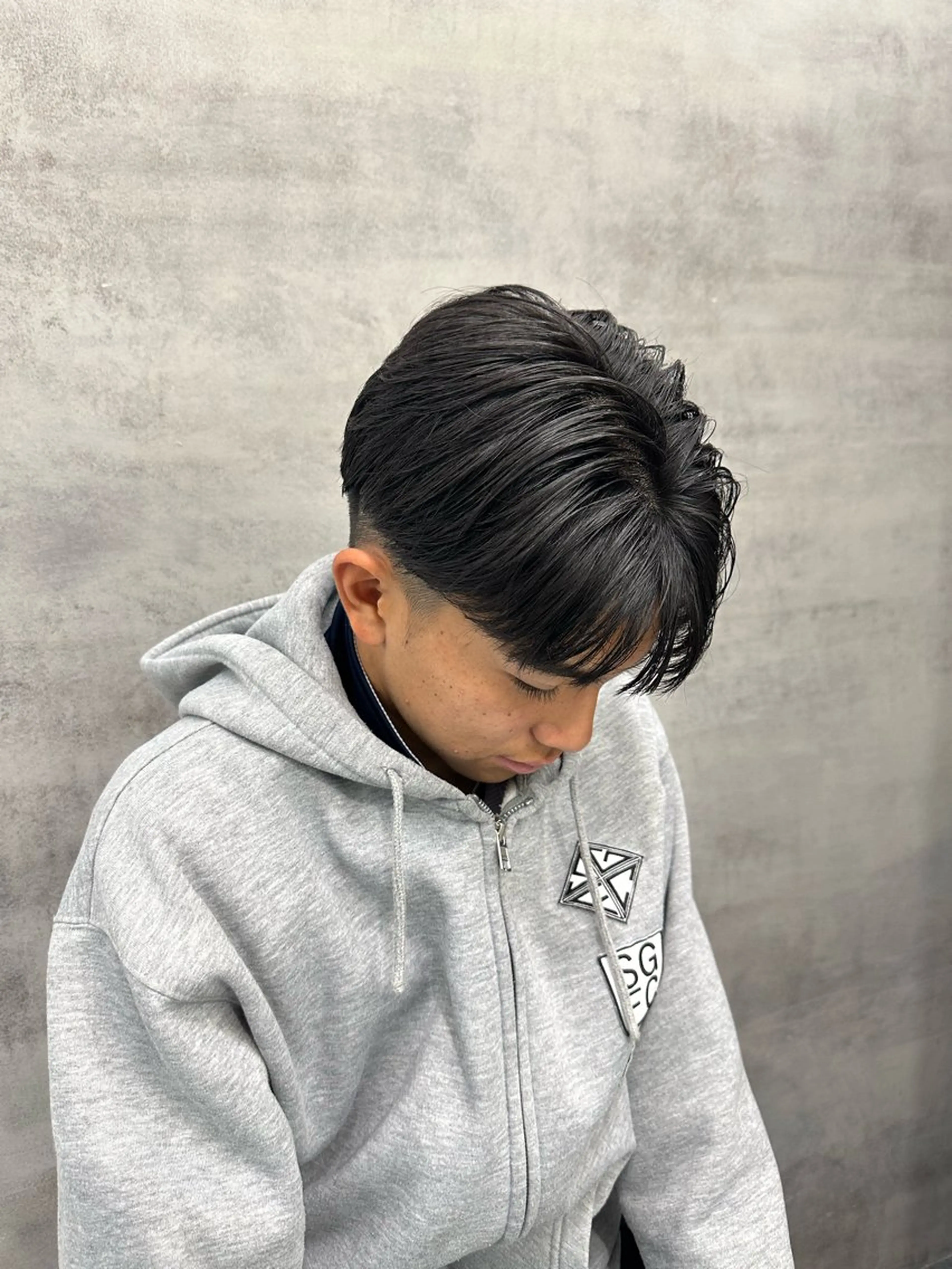 ショート パーマ ヘアアレンジ メンズ メンズヘア静岡 ✂︎Ryuheiのヘアスタイル