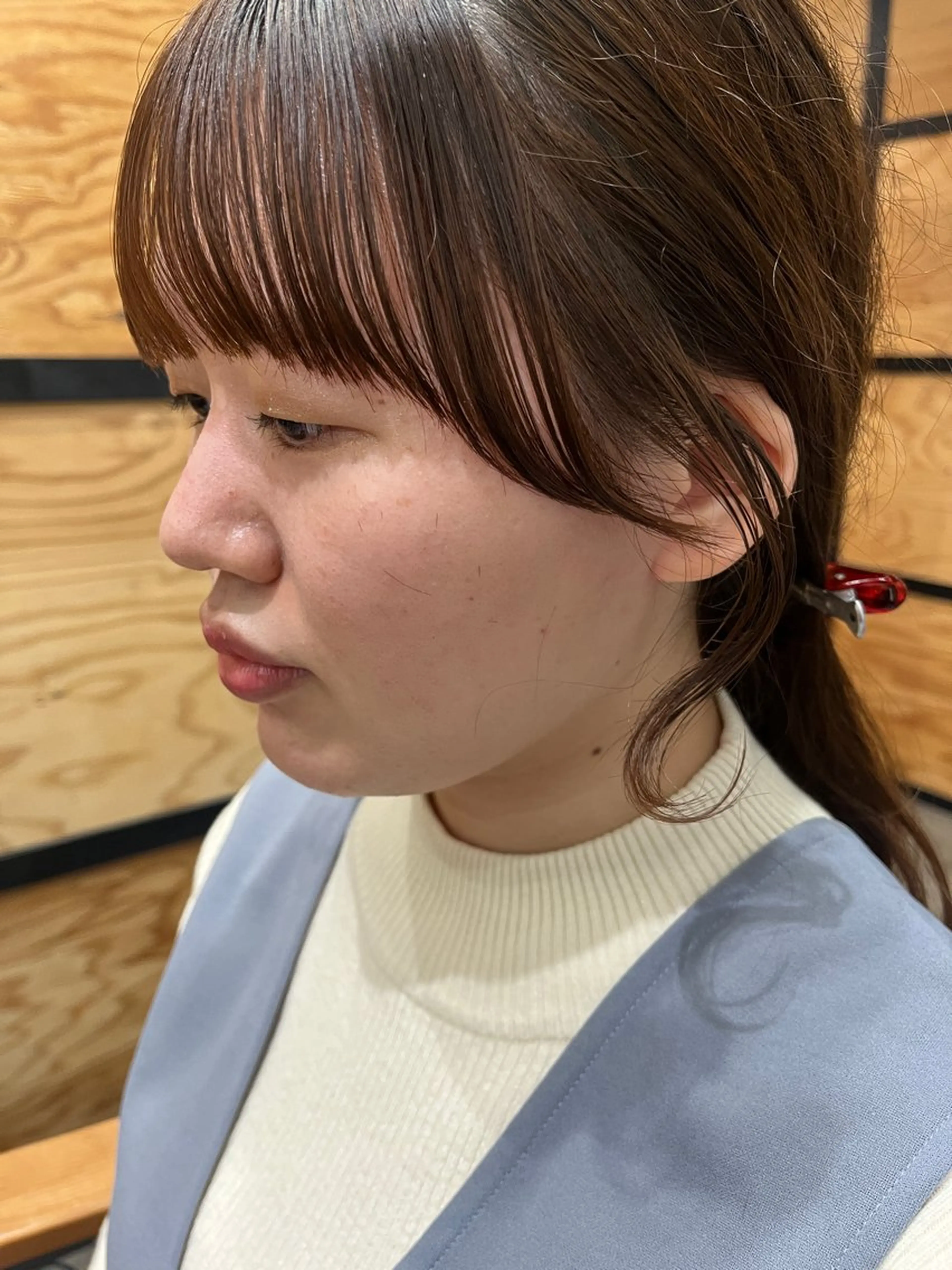 ミディアム カラー メンズ 久木原 ゆりのヘアスタイル