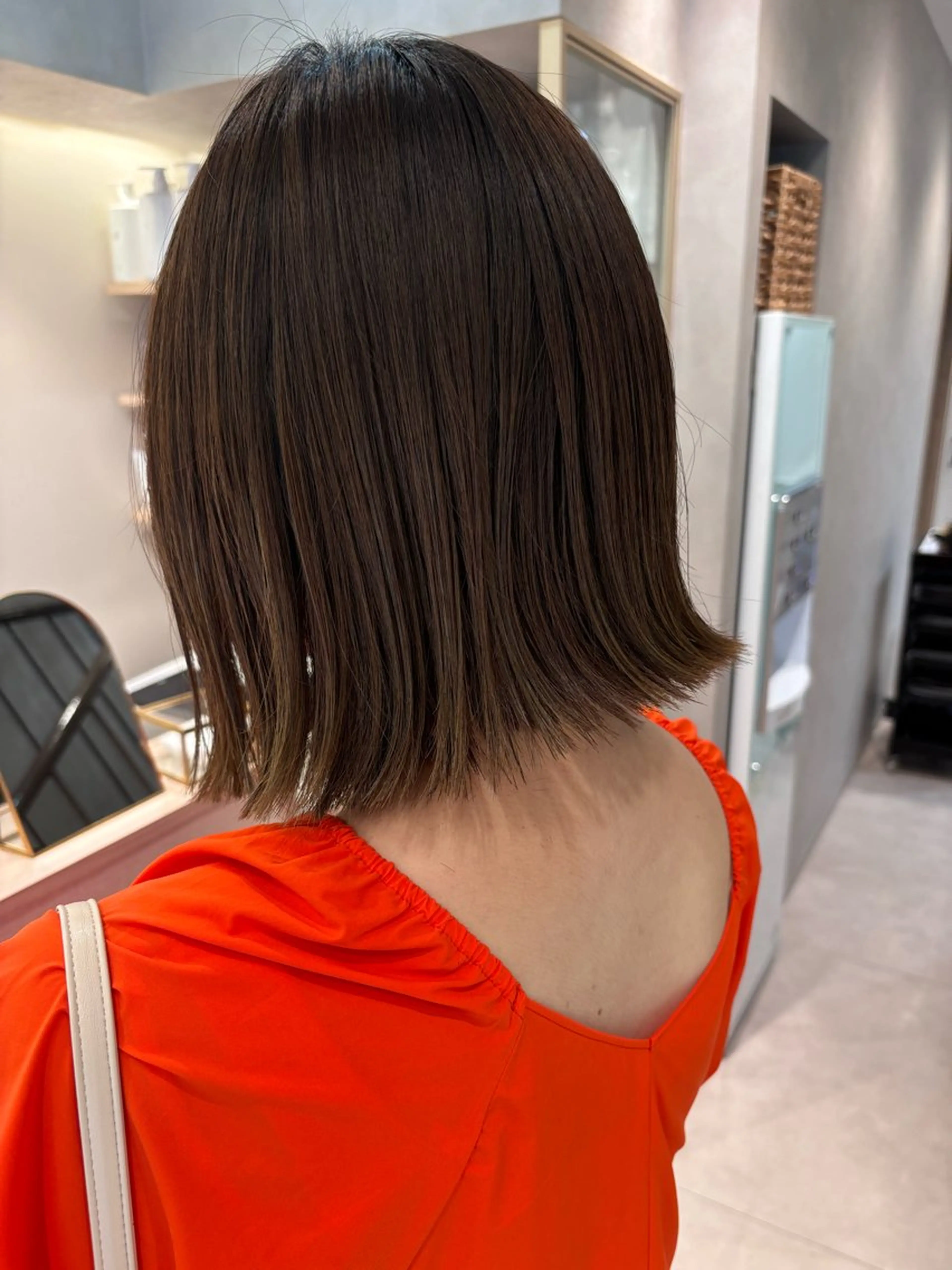 ショート カラー 朝楽スタイル🌼 千晶のヘアスタイル