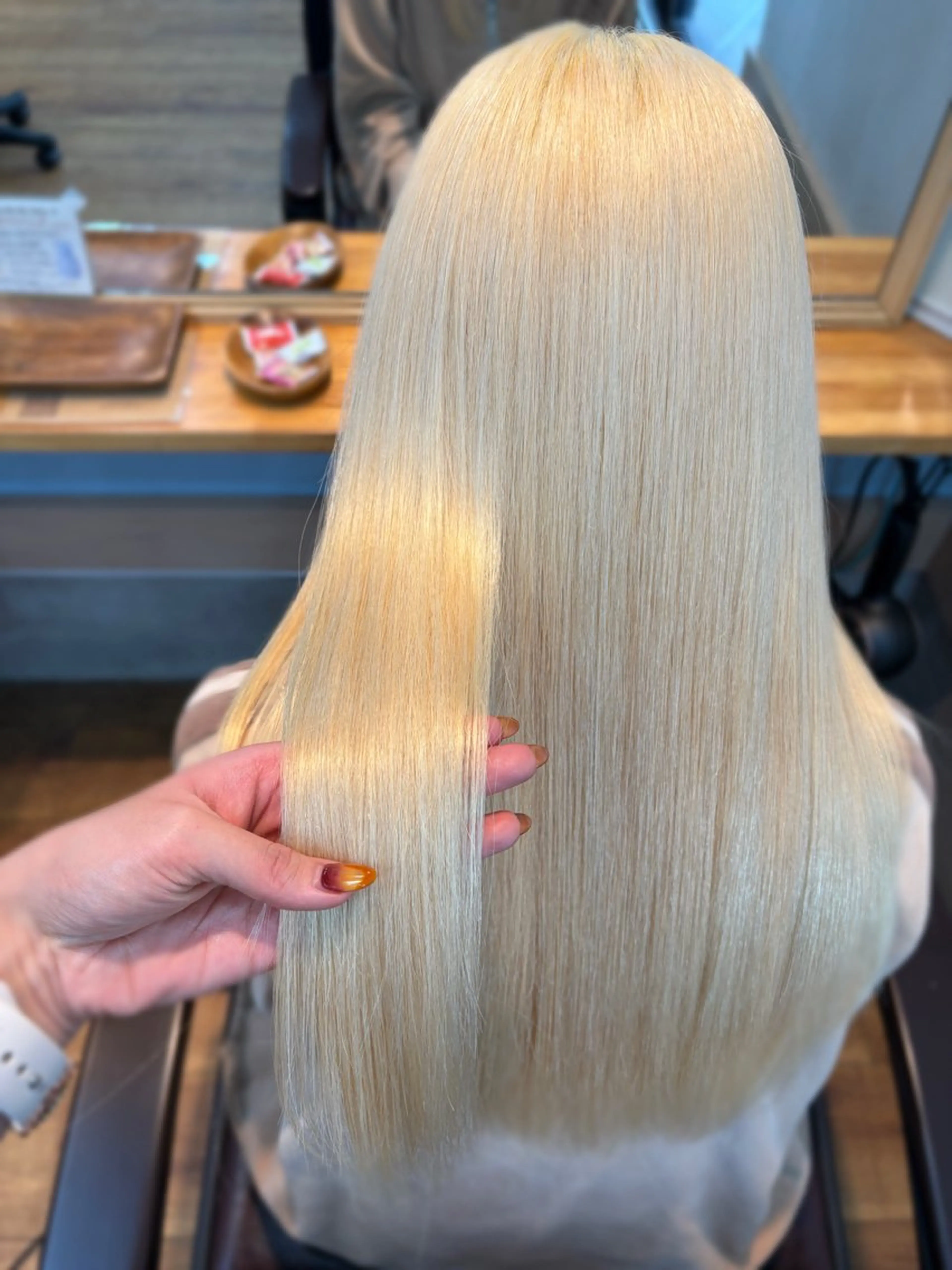 ロング カラー トリートメント 🩶西 雪乃/透明感 くすみカラー🫧のヘアスタイル