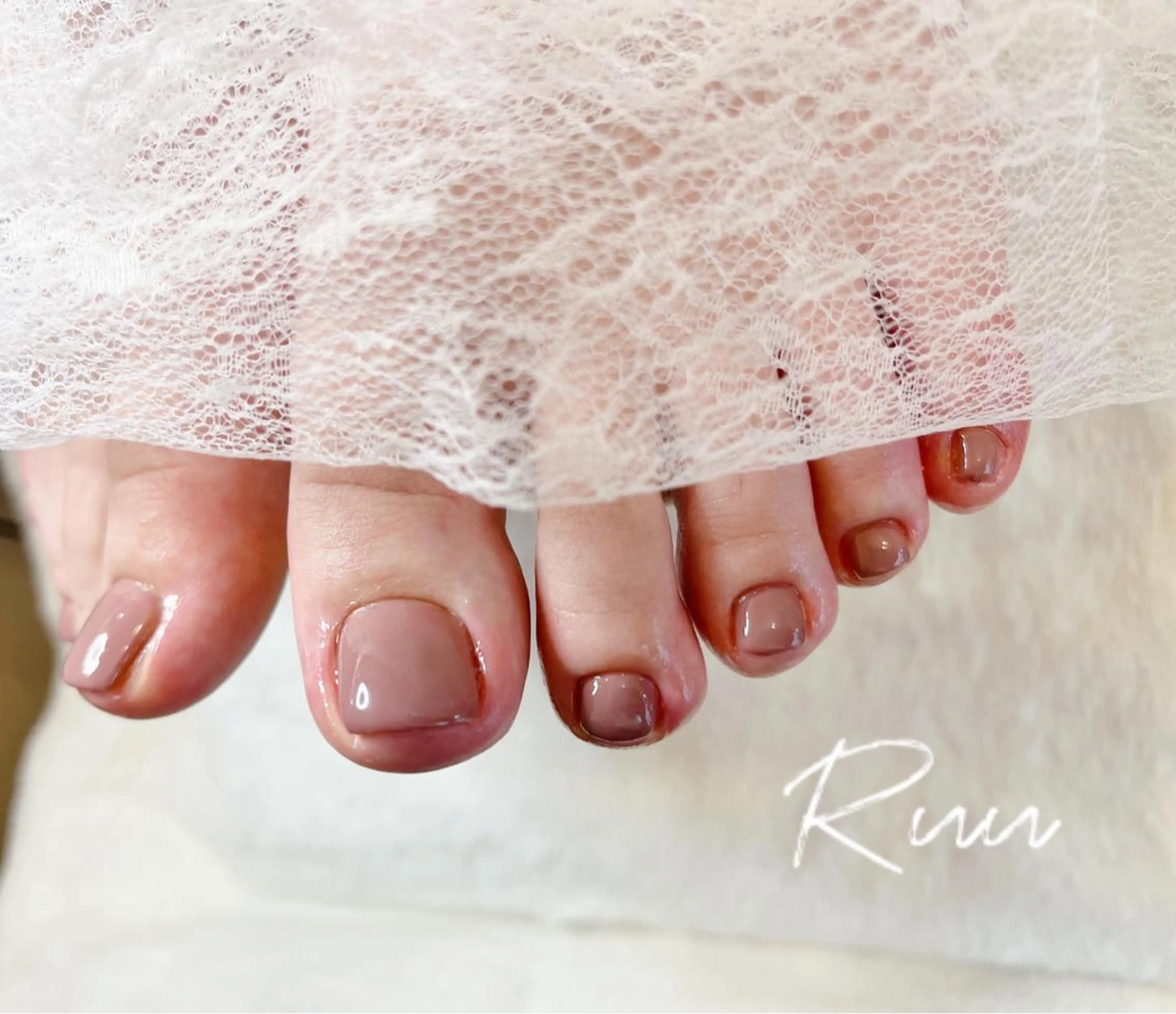 ネイル アートネイル フットネイル フレンチネイル キラキラネイル 韓国ネイル Nail salon Ruuのネイルデザイン