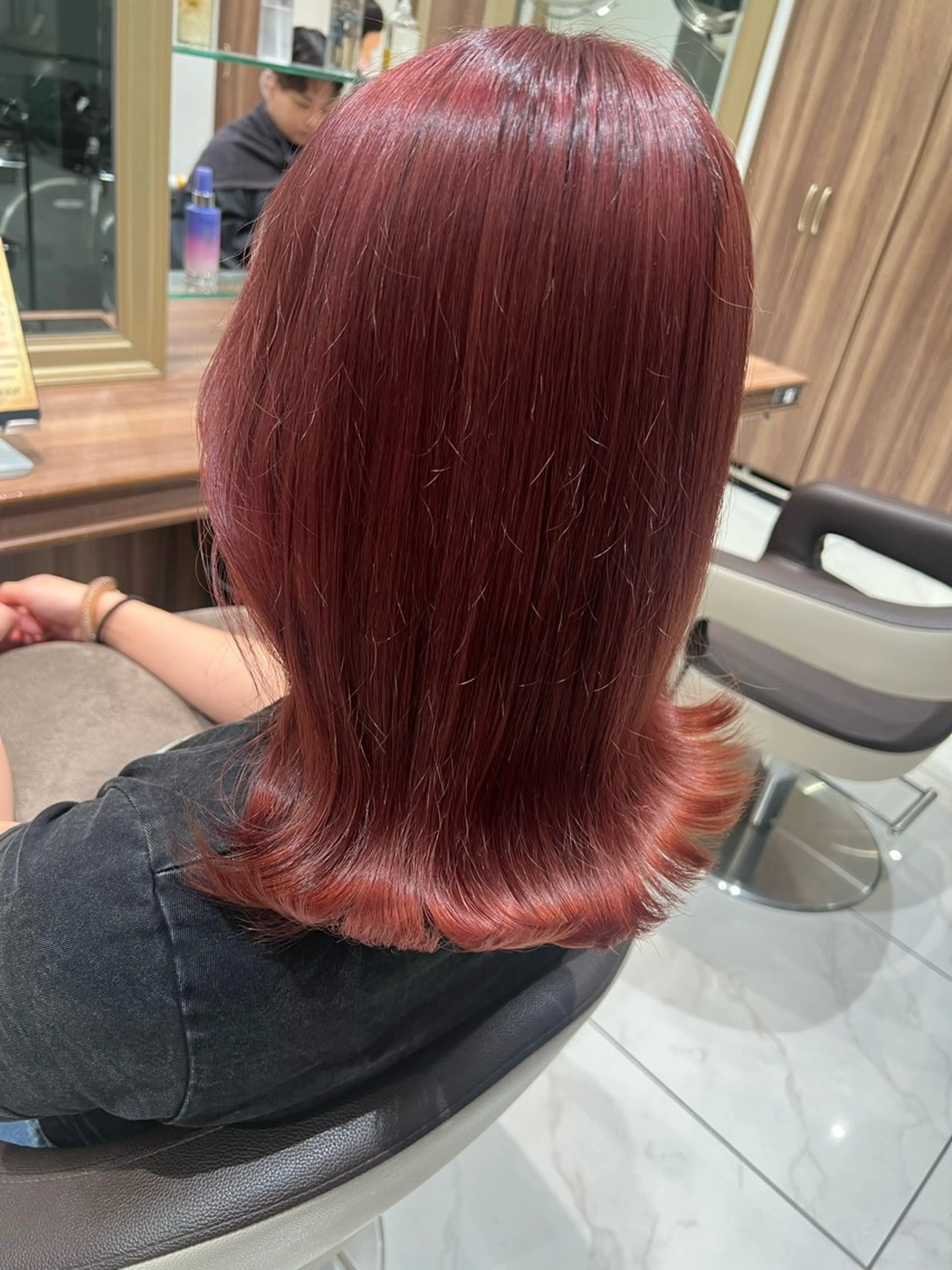 【ダメージ98％off】ケアブリーチ＋髪質改善inケアカラー＋TR ¥17900の写真