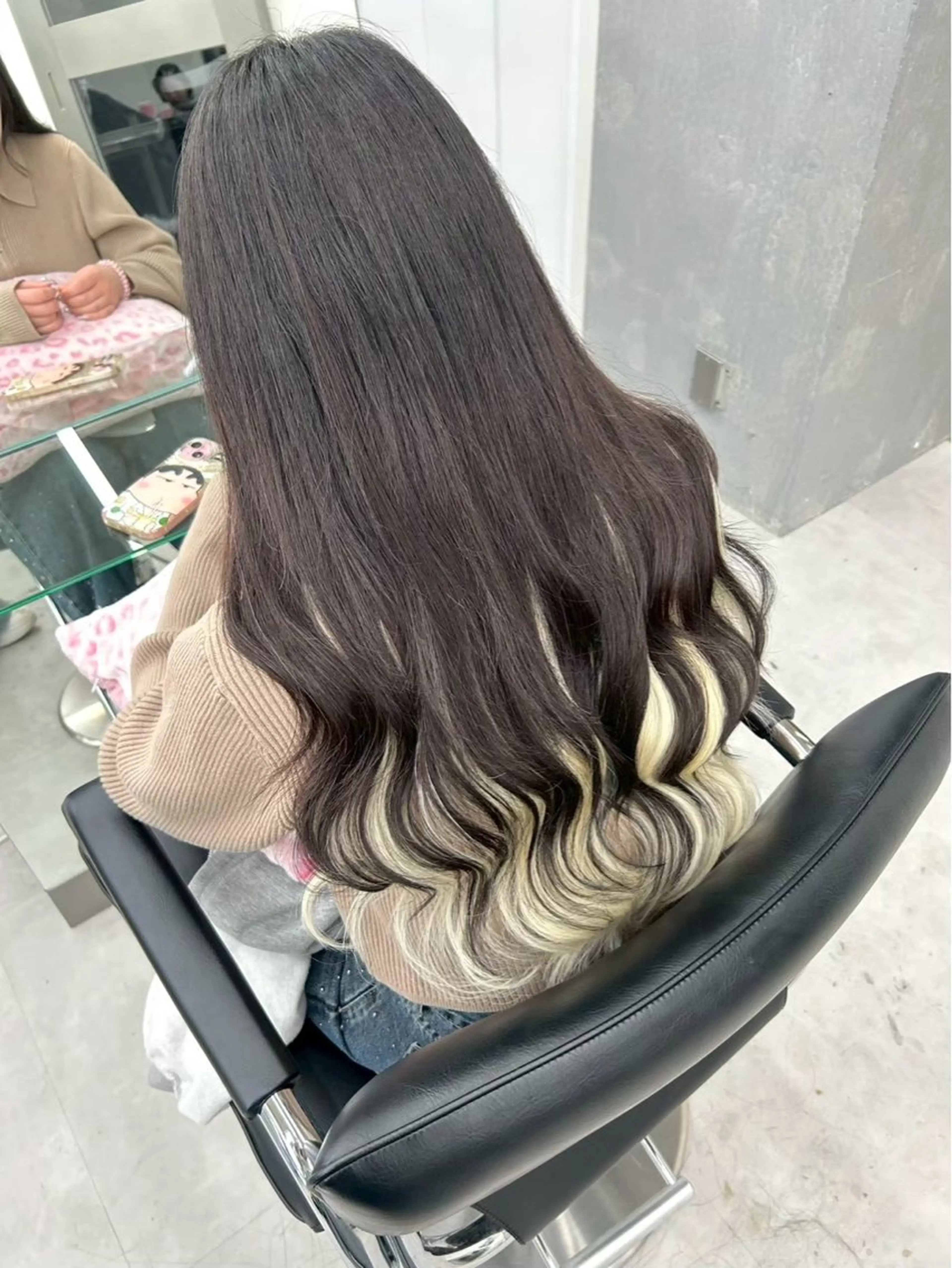 【さりげなく可愛いインナー✖️ロングヘアに💎✨】インナー40枚♡長さだし40枚♡ 平日限定のメニューです🪞✨の写真