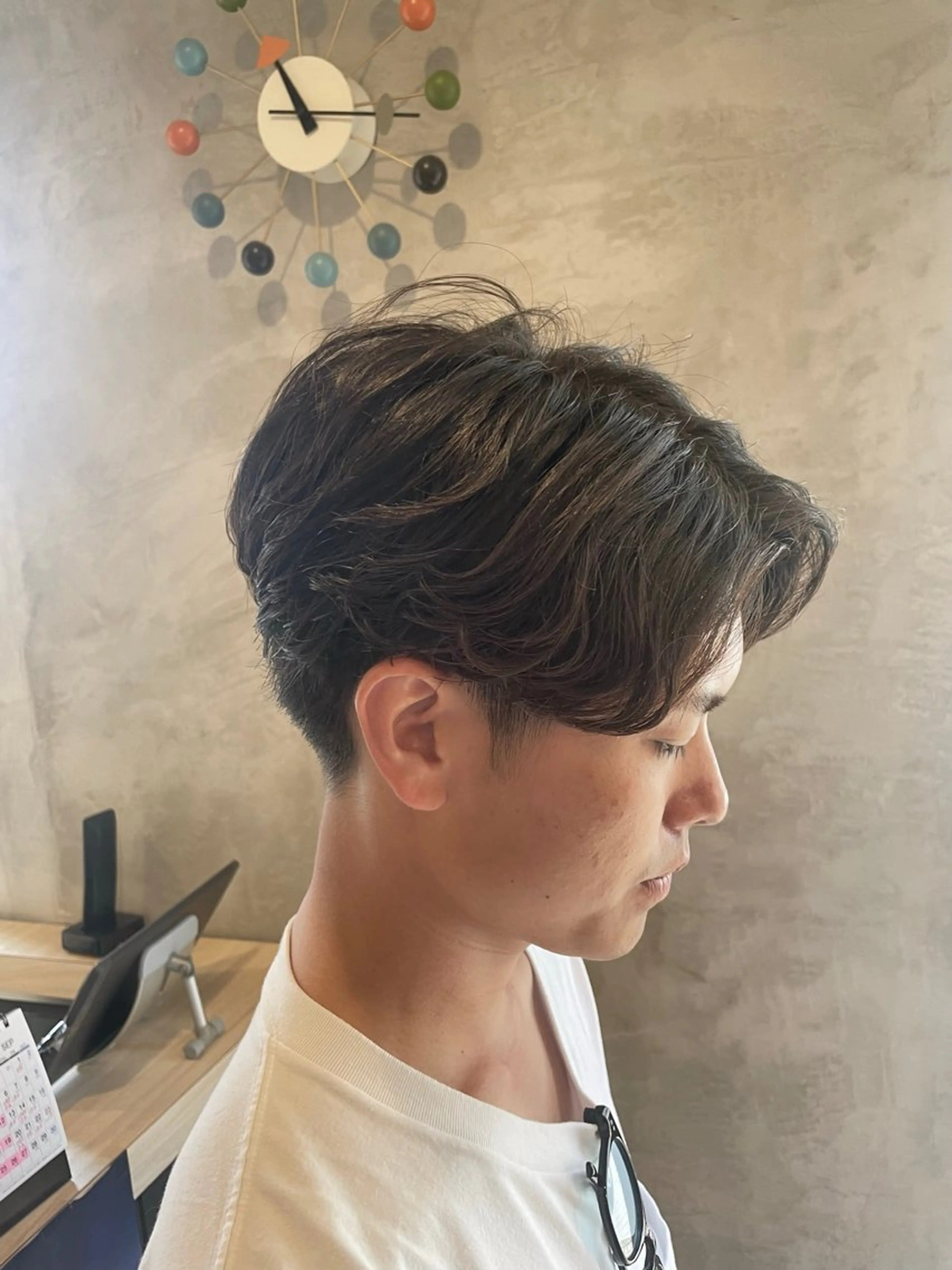 ショート 柏/シャドウパーマ/ ナチュラル/颯寿のヘアスタイル