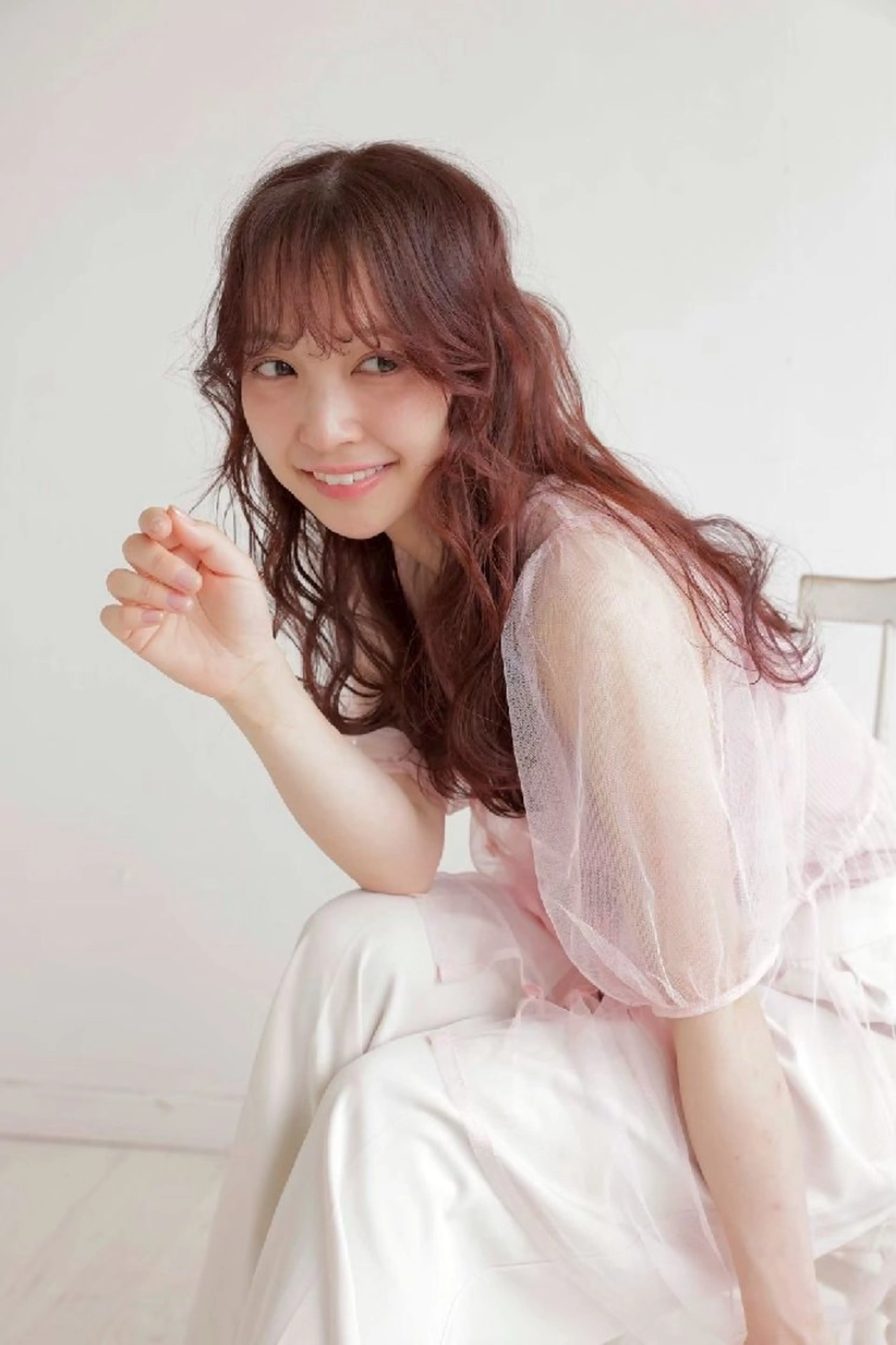 ロング カラー 束感まつぱ🥑🤍 NATUKI🤍のヘアスタイル