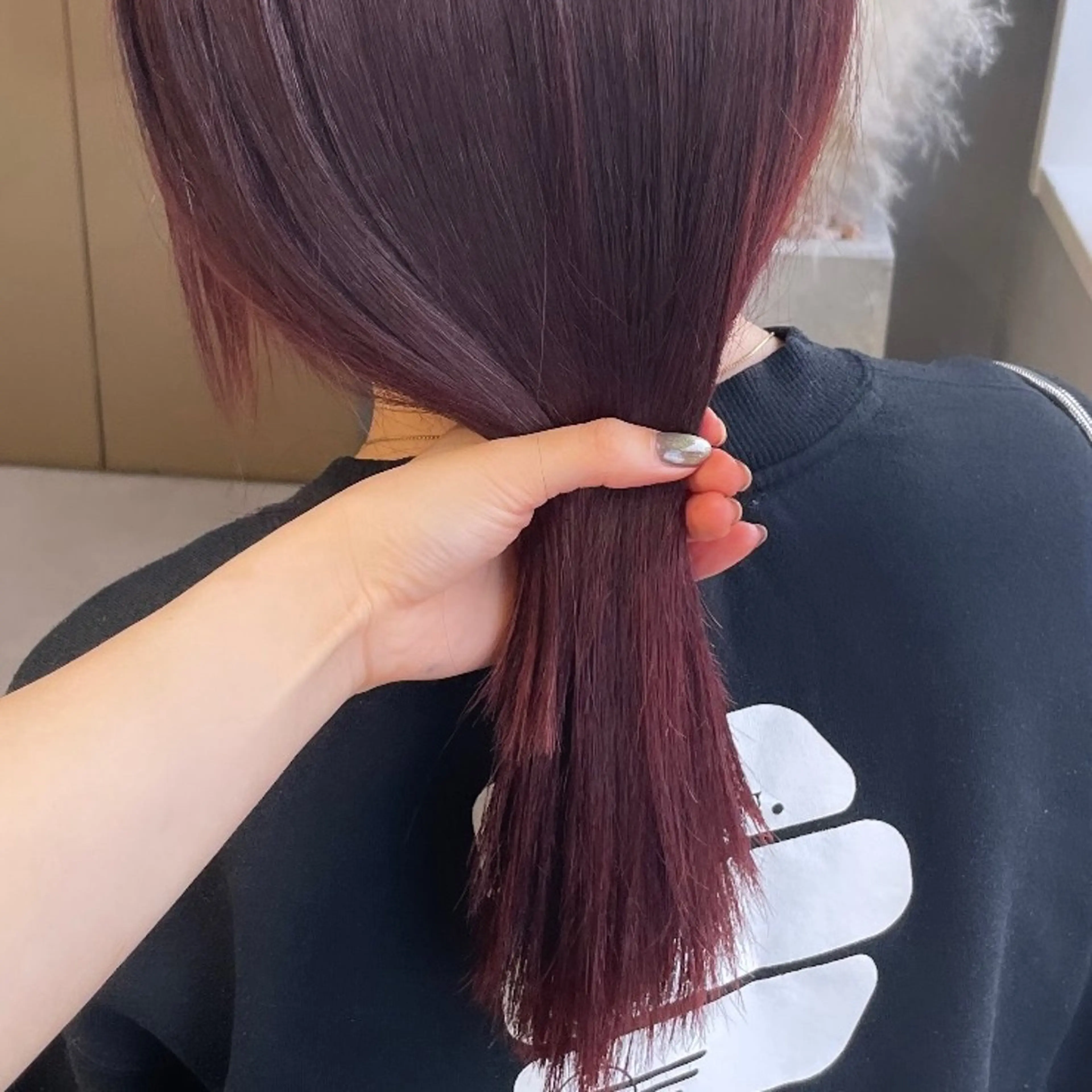 ミディアム カラー レッドカラー Rui/透明感カラー 暖色/レイヤーカットのヘアスタイル