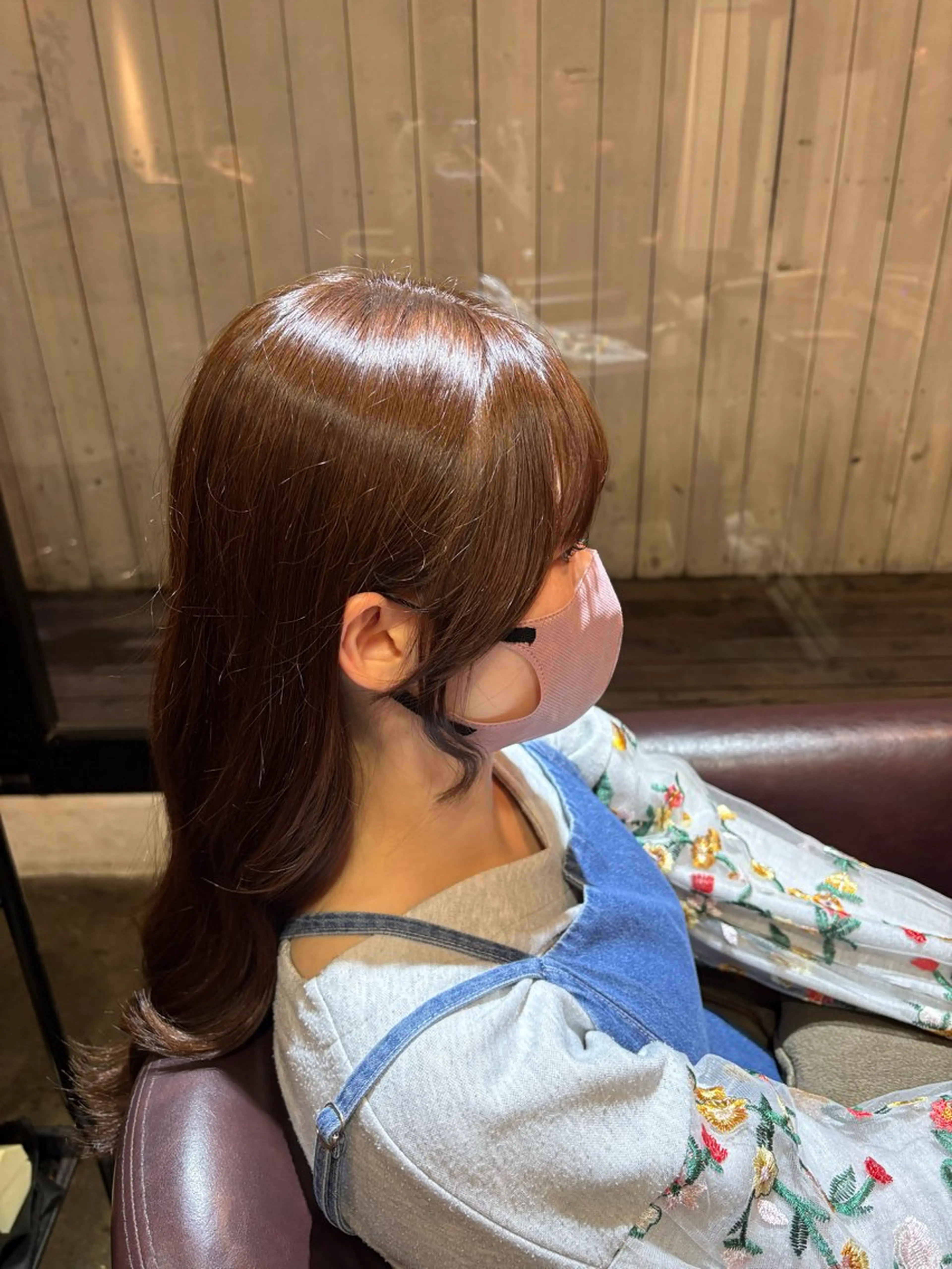 ロング 大川 結羽のヘアスタイル