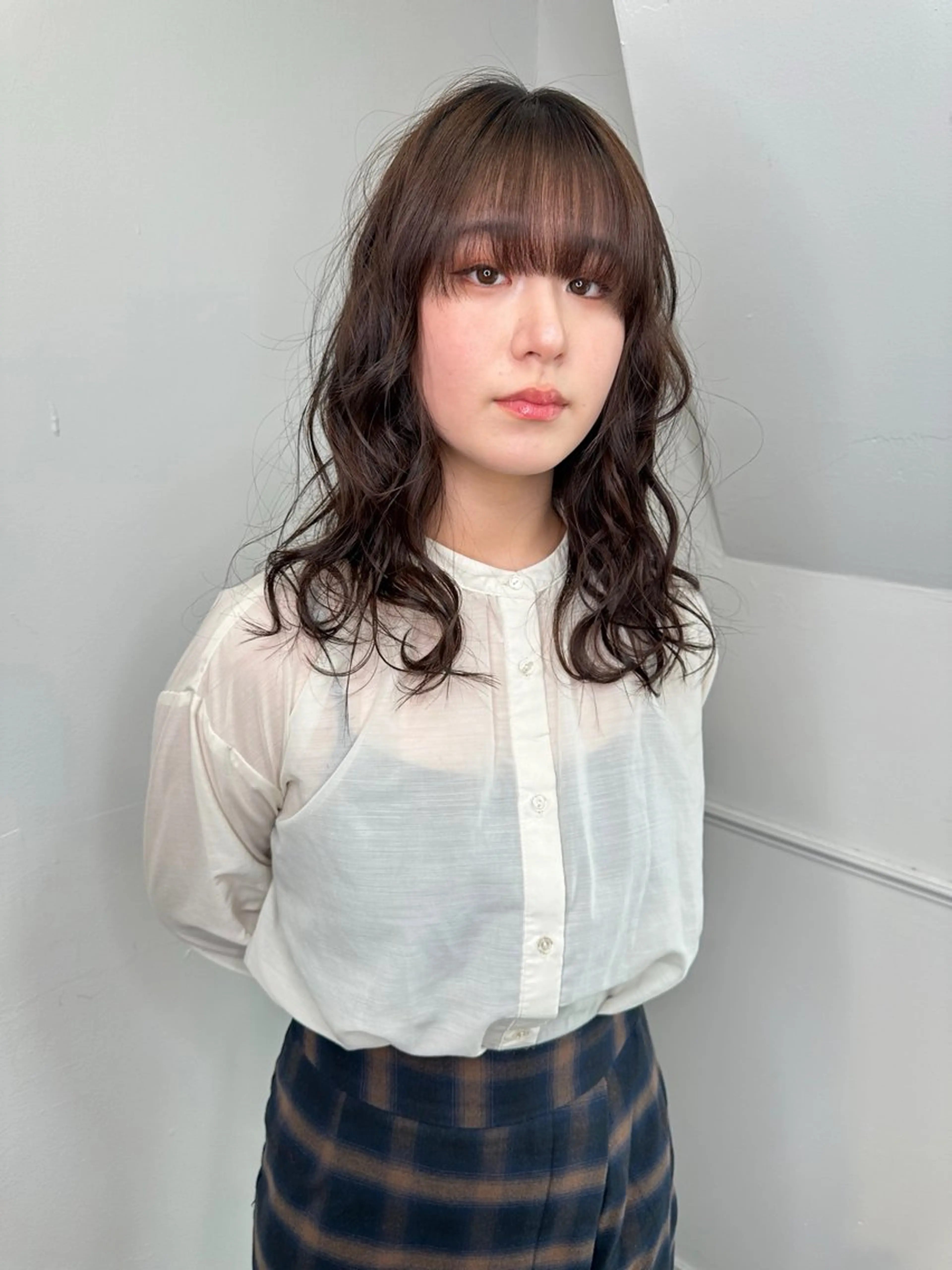 ミディアム パーマ ボブ・レイヤー支持 No.1/Ryokiのヘアスタイル