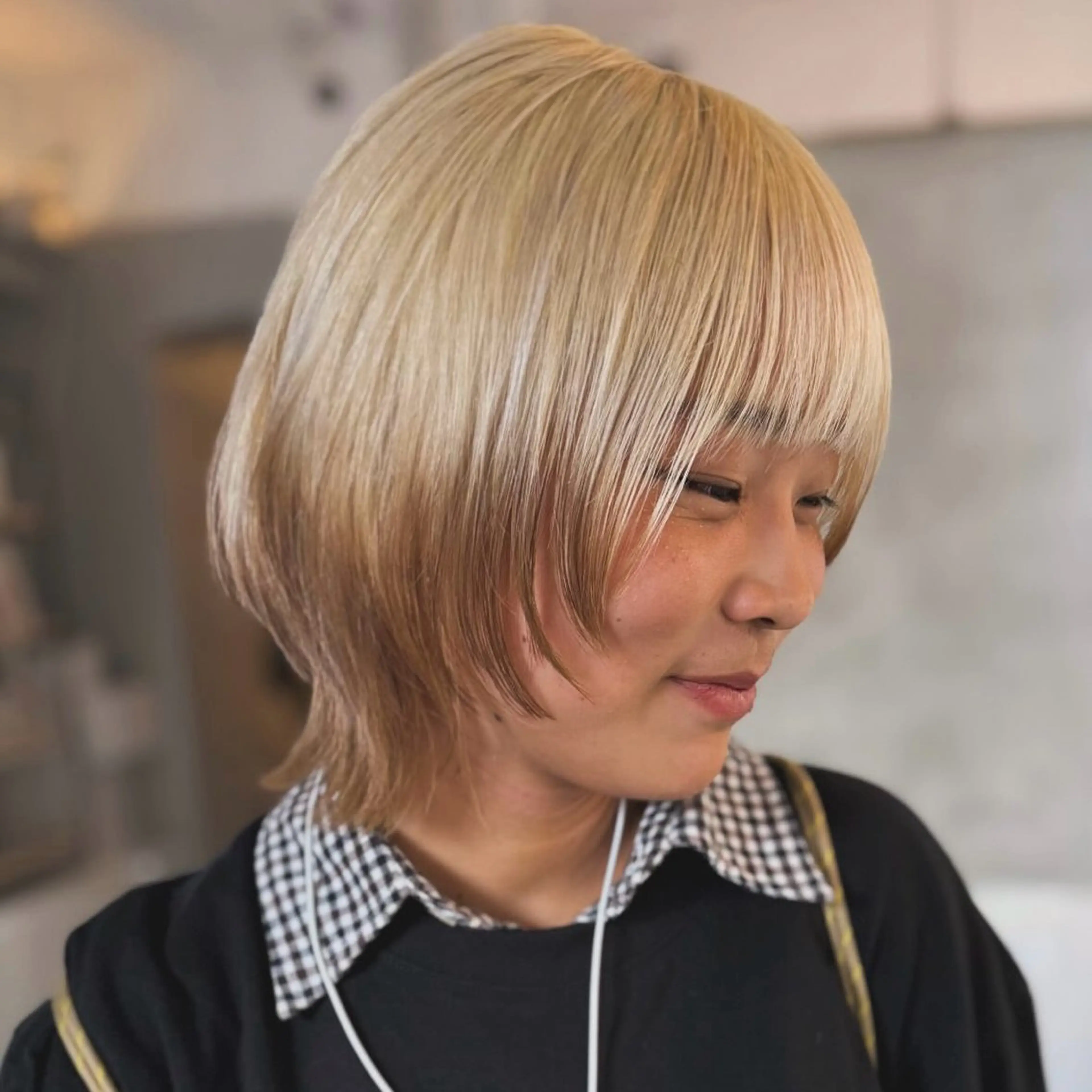 ショート iga/渋谷個室🍀 艶髪カラー✨のヘアスタイル