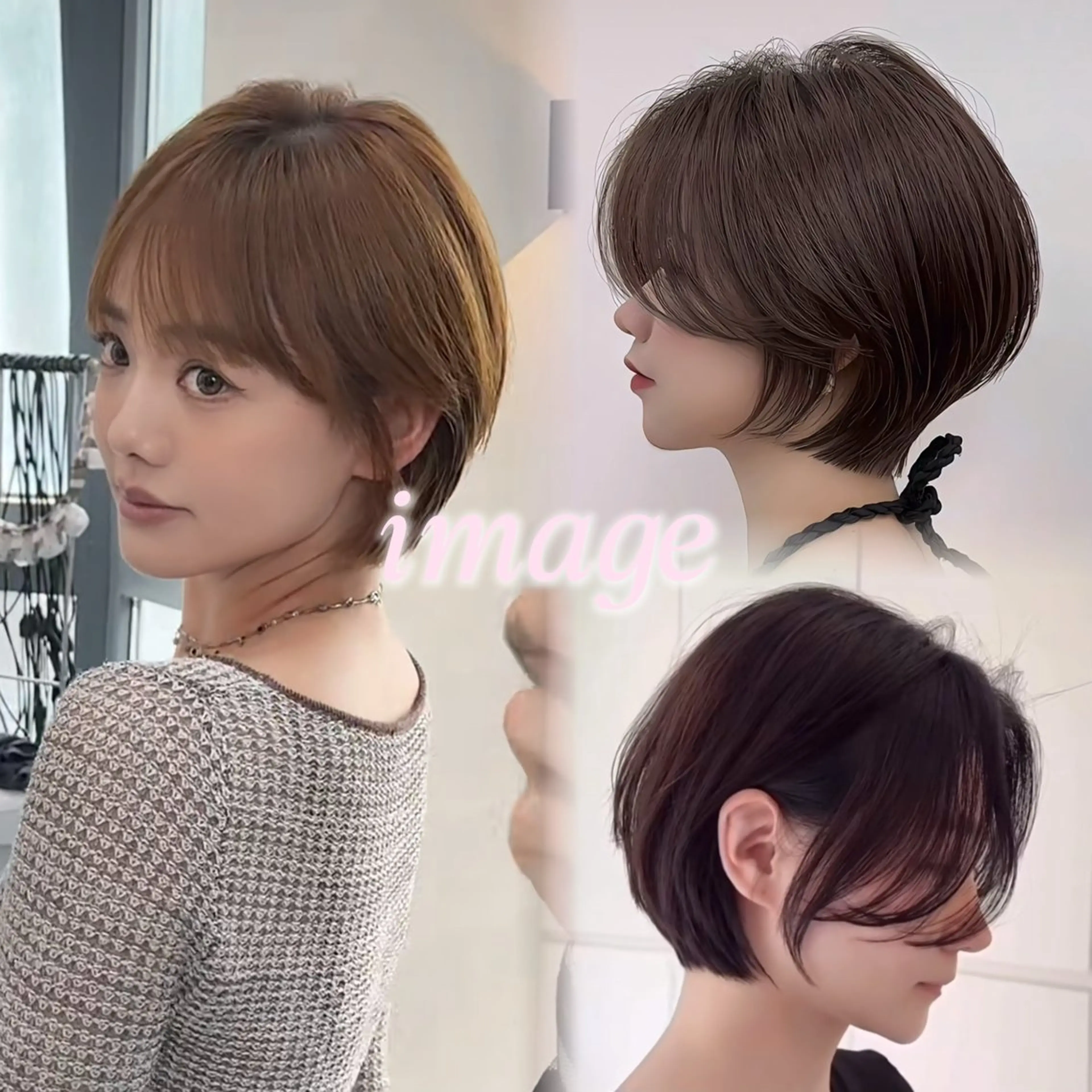 ショート ショートヘア hiyori🎀/艶 カラー/レイヤーのヘアスタイル