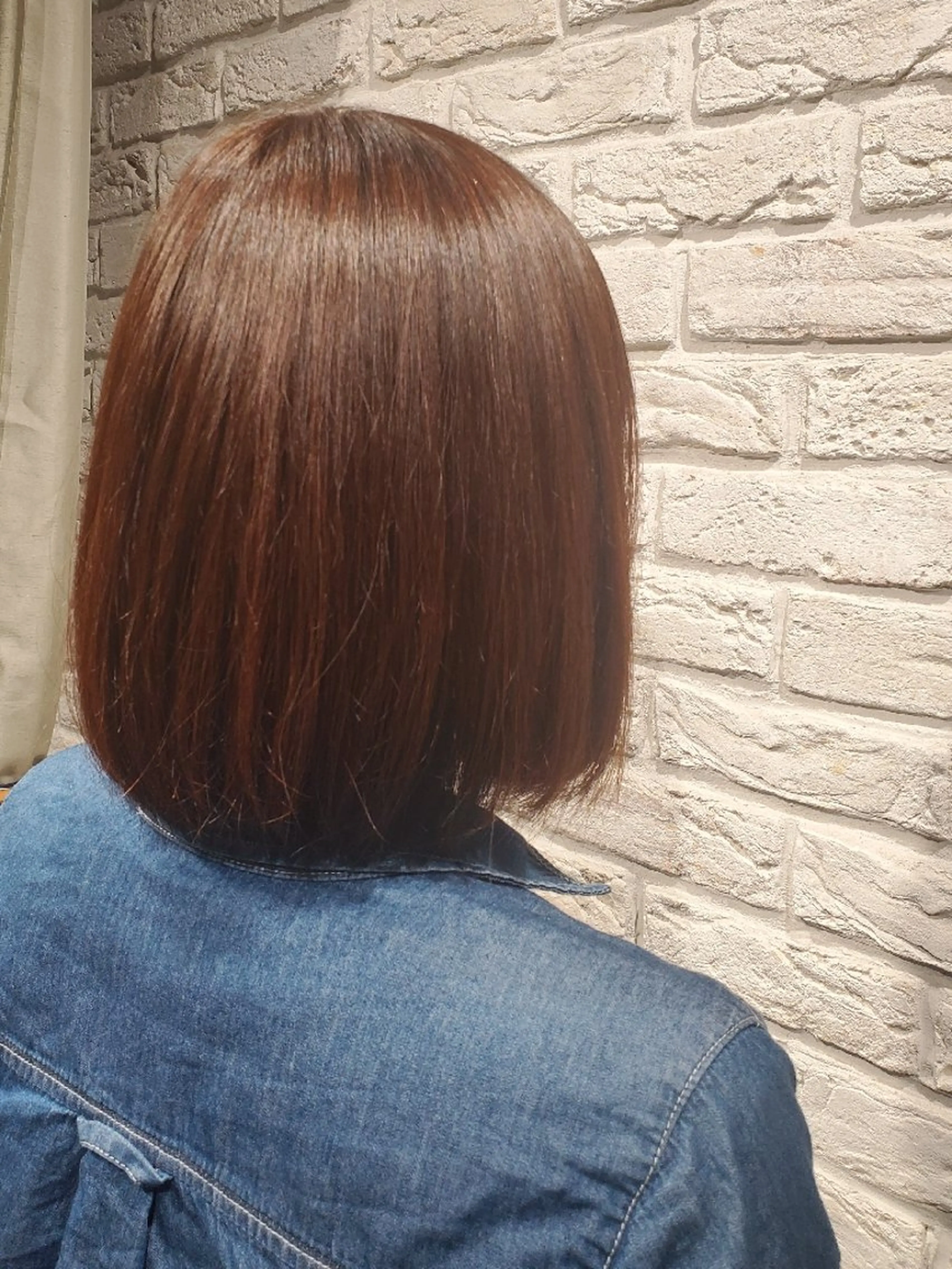 カラー ミディアム 植田 沙織のヘアスタイル