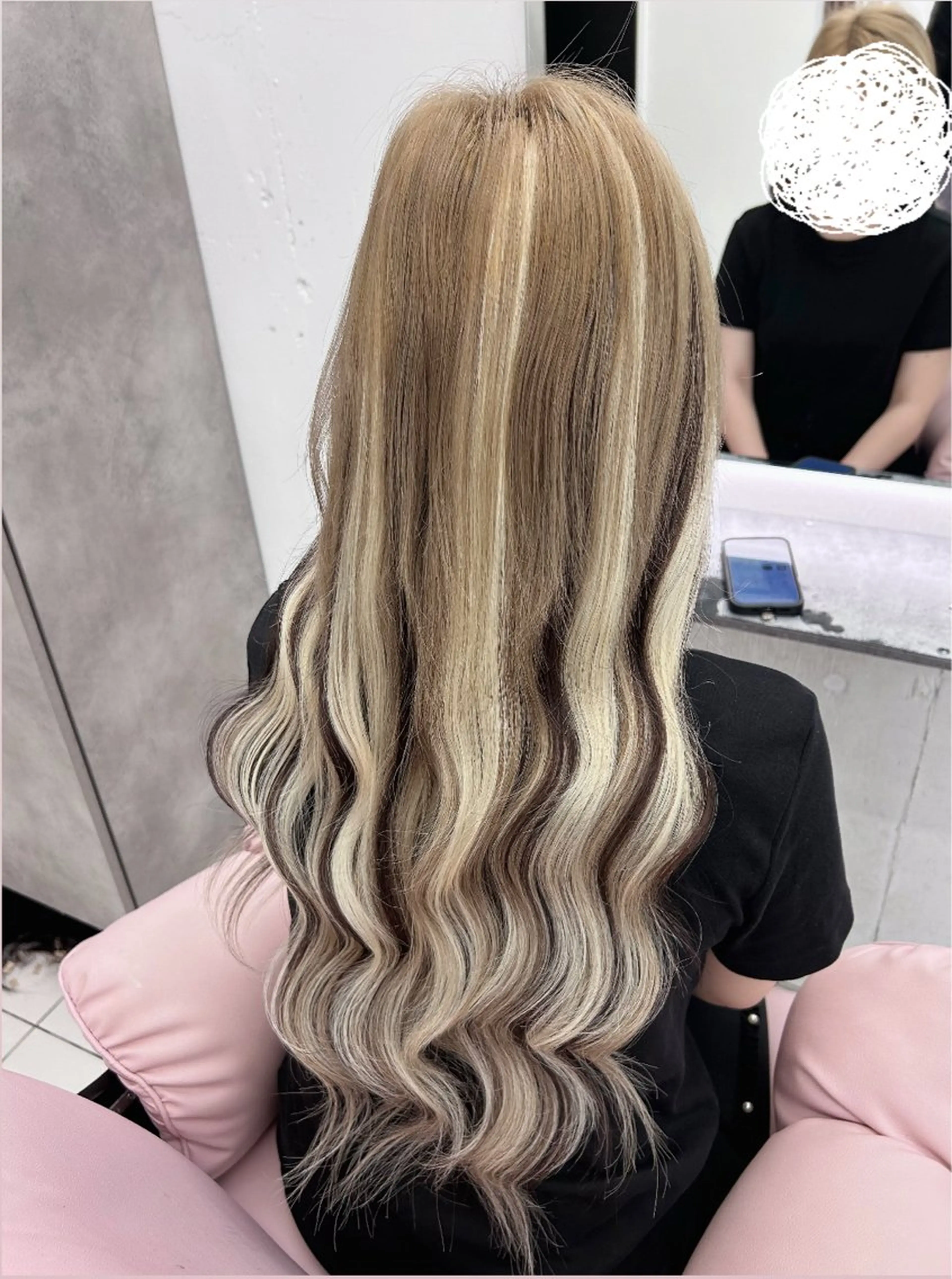 ロング エクステ 三尾 樺緒のヘアスタイル