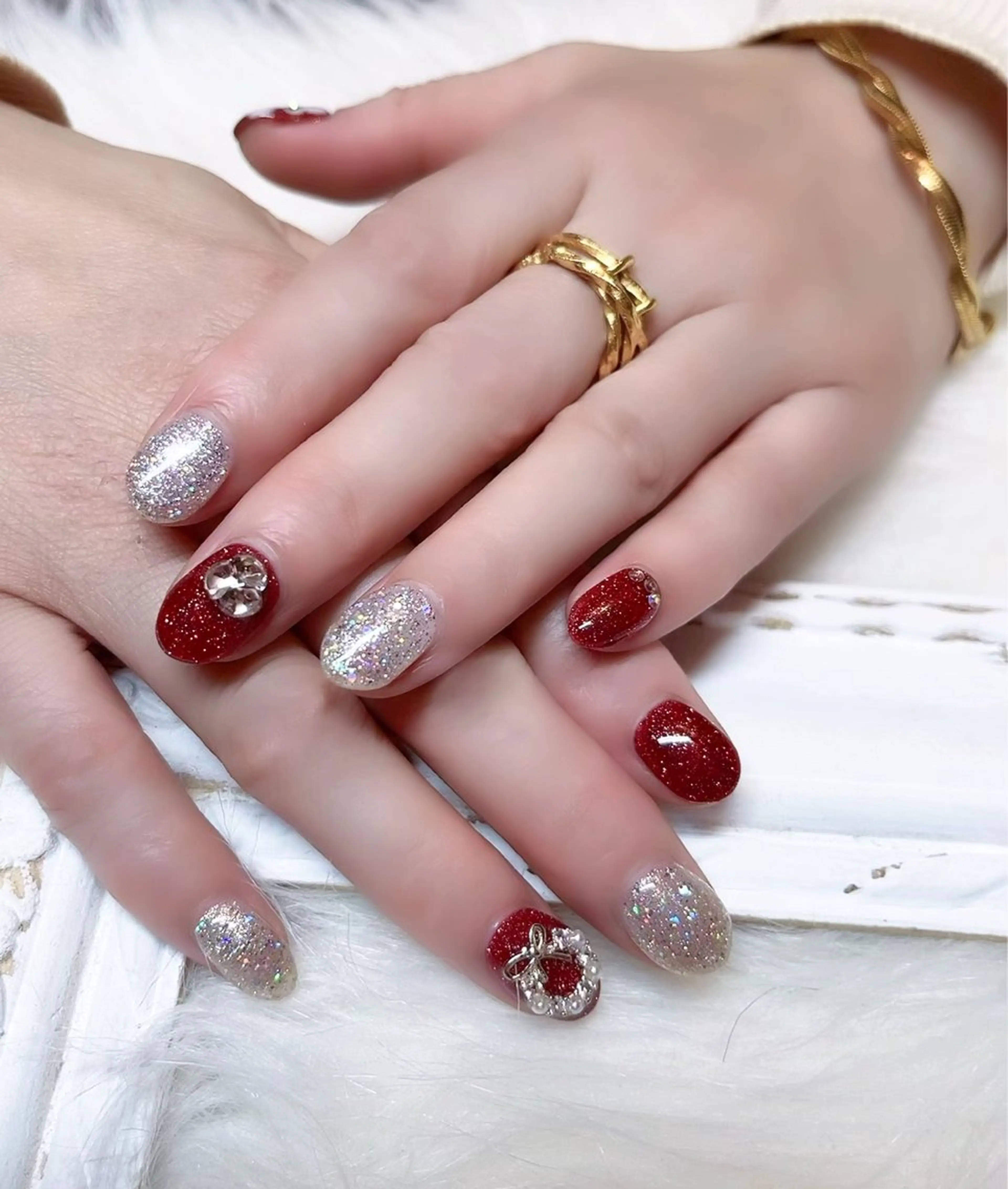 ネイル ハンドネイル MoonNail ユリ🌸のネイルデザイン