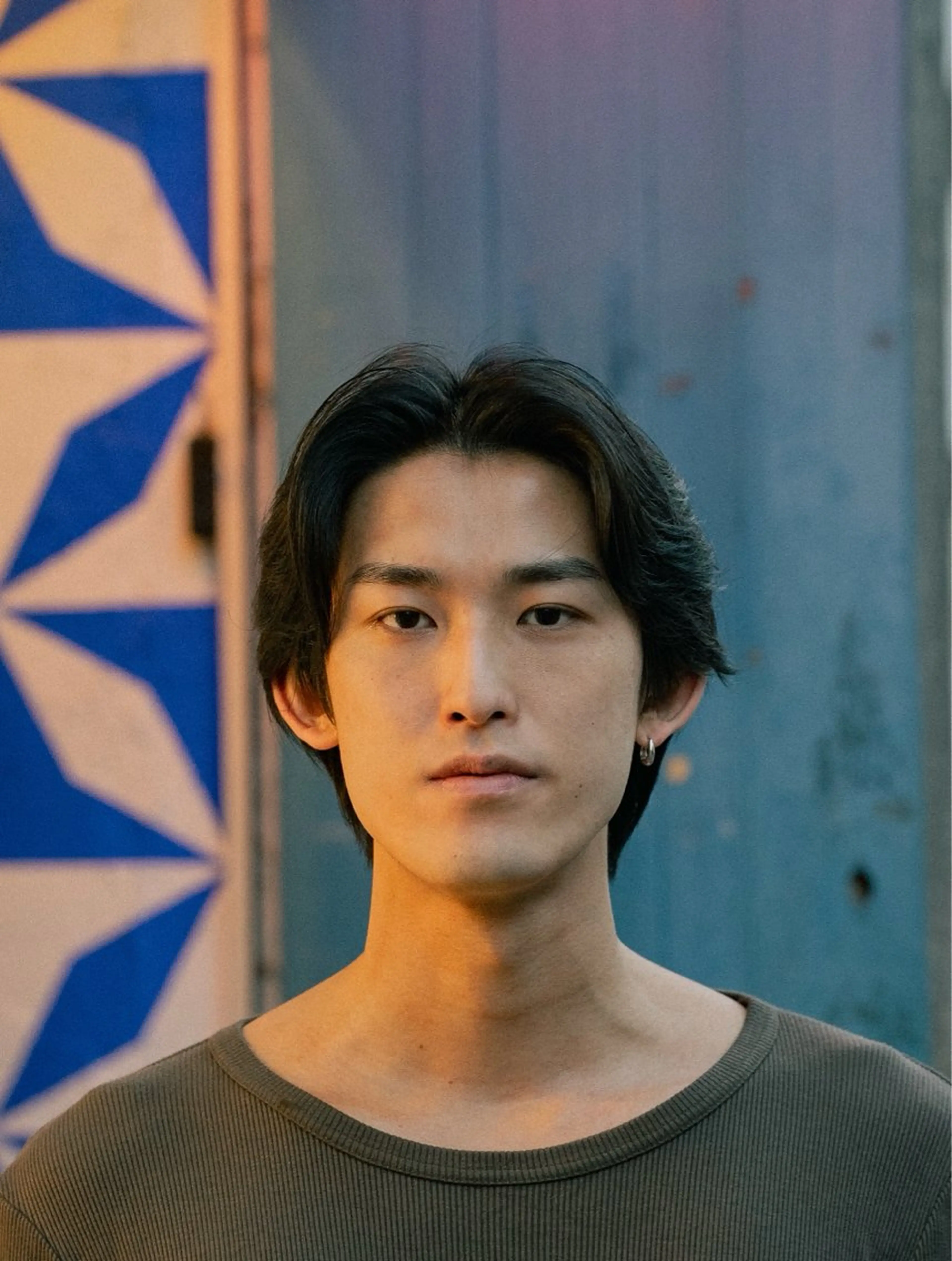 ミディアム カラー パーマ メンズ カット パーマ 🔗メンズサロン🔗 Kieのヘアスタイル