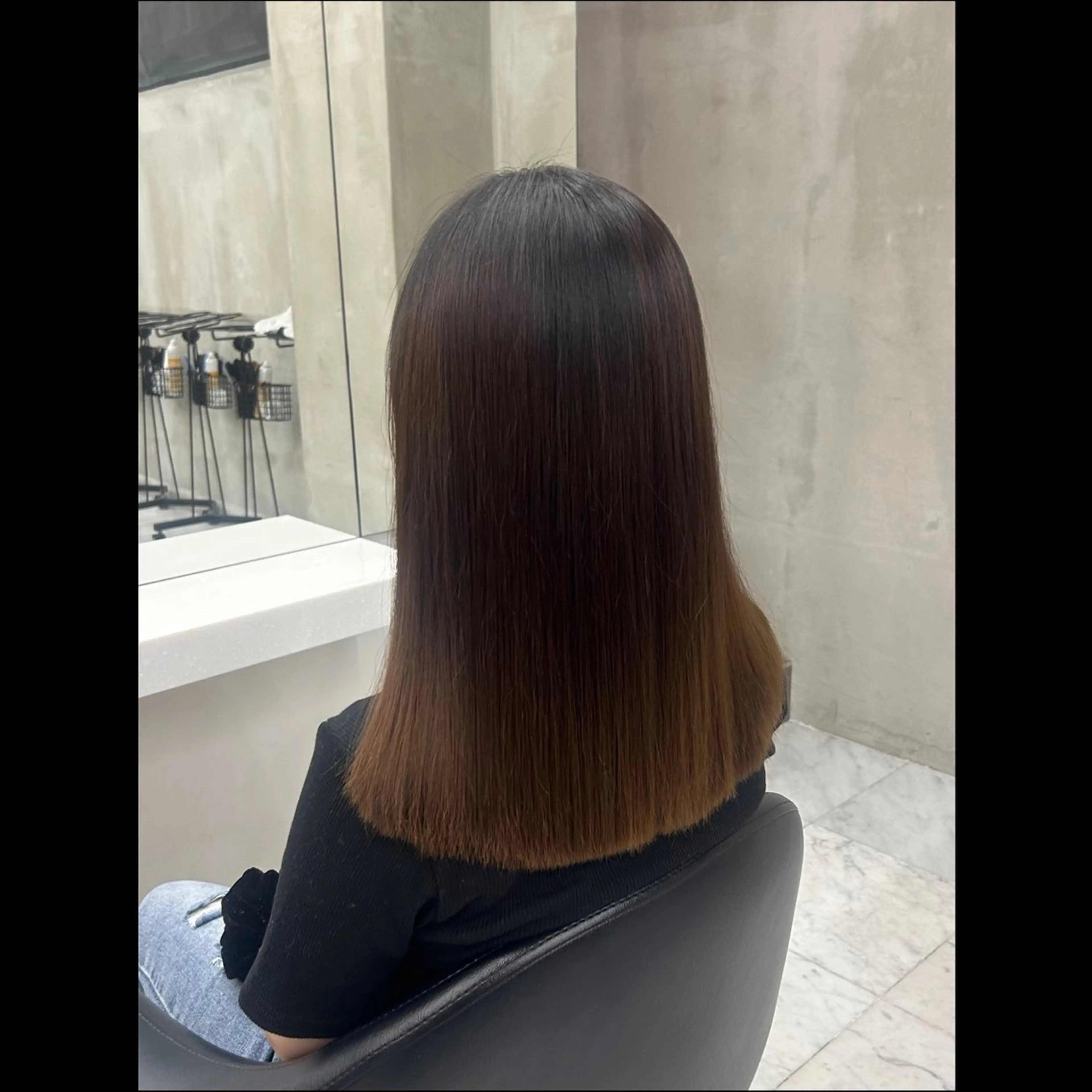 【水曜日&口コミして下さる方限定‼️】カット✂️＋ストレート✨(縮毛矯正or酸性ストレート)＋サッシェプレゼント🎁の写真