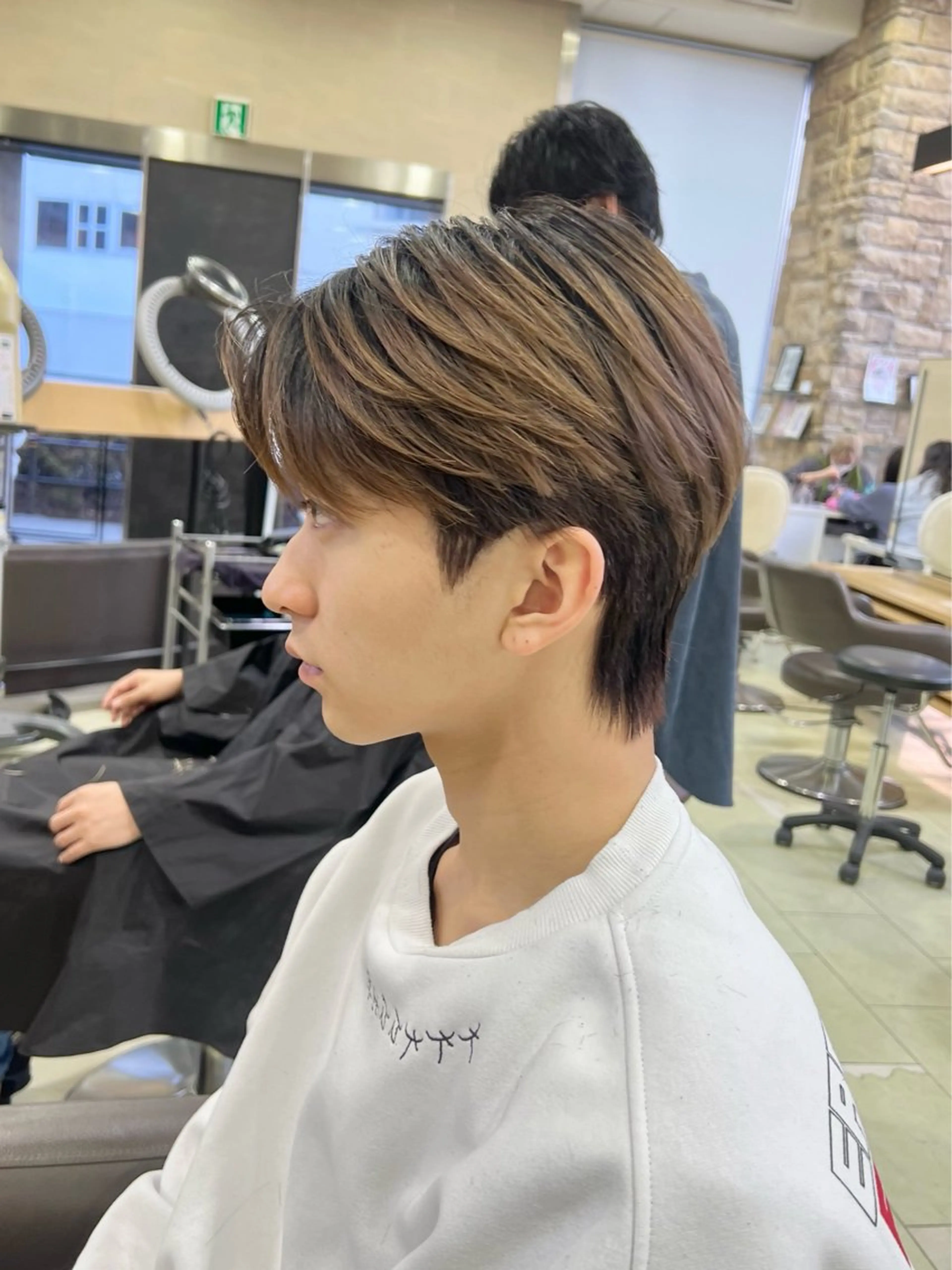 🇰🇷韓国スタイル🇰🇷cut+ダウンパーマ✂️✨️🉐の写真
