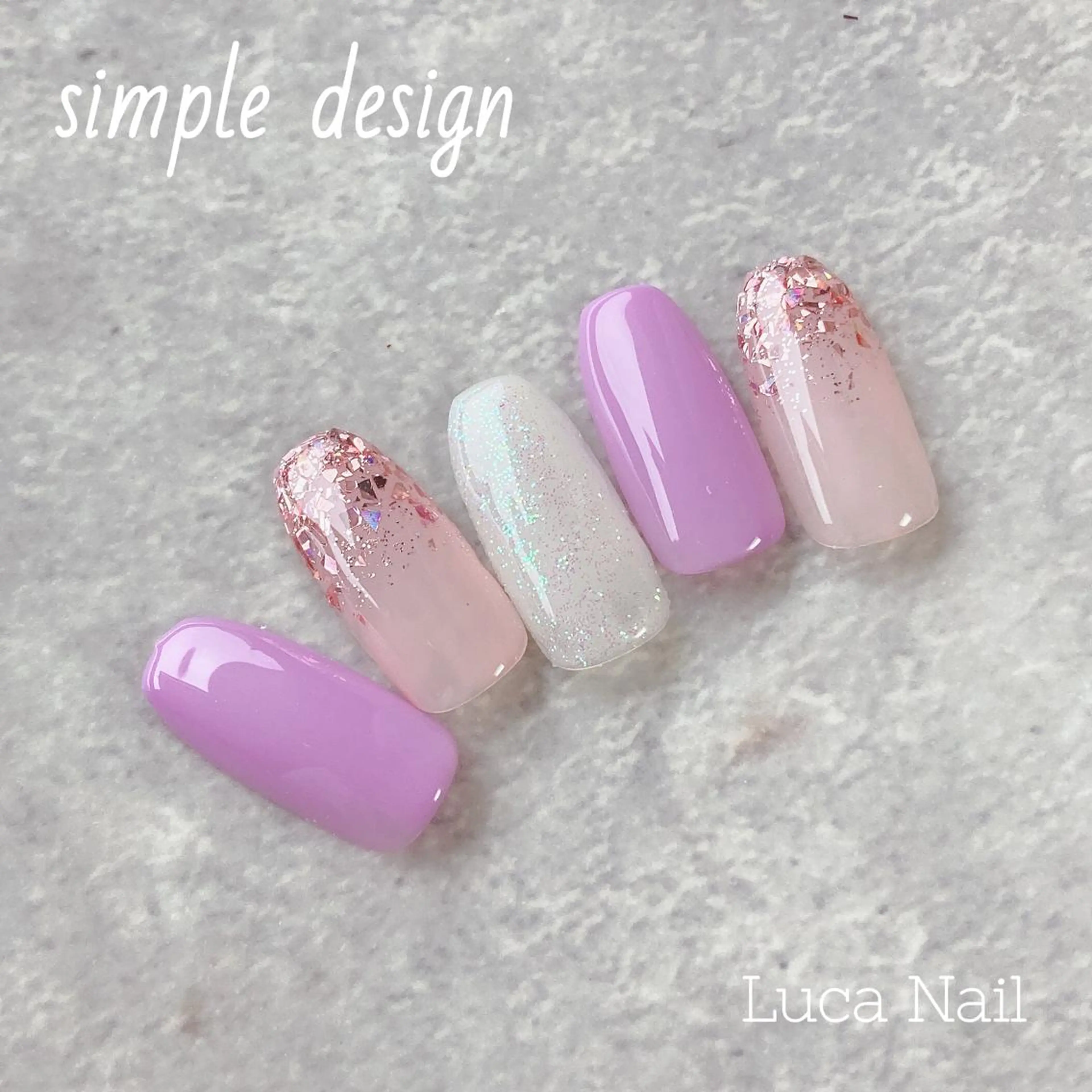 ネイル シンプルネイル ハンドネイル ハンドケア Luca Nail 🌼yu-kaのネイルデザイン