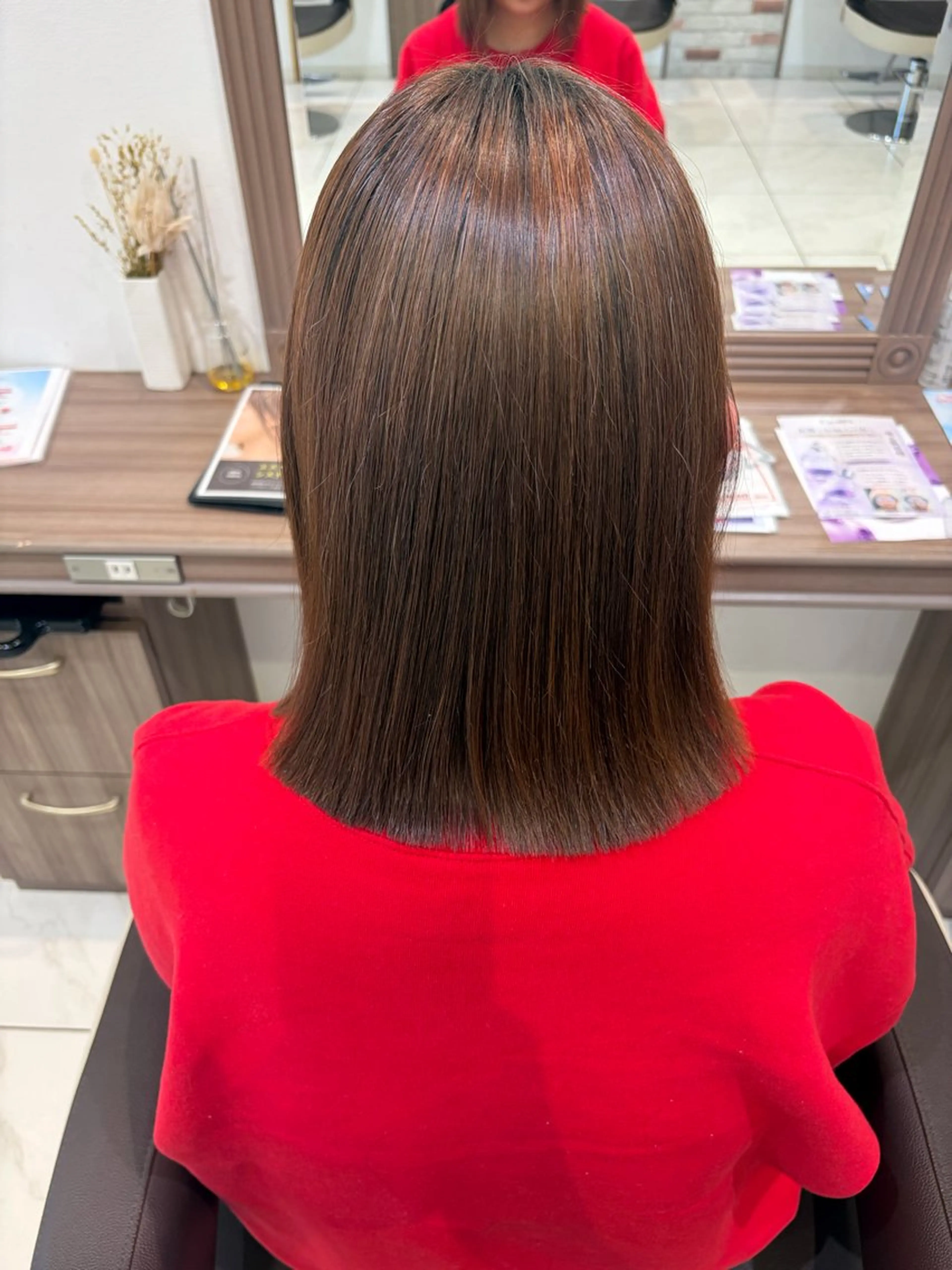 カット 縮毛矯正 🩰ྀི美弥🩰ྀི /カットモデル募集中のヘアスタイル