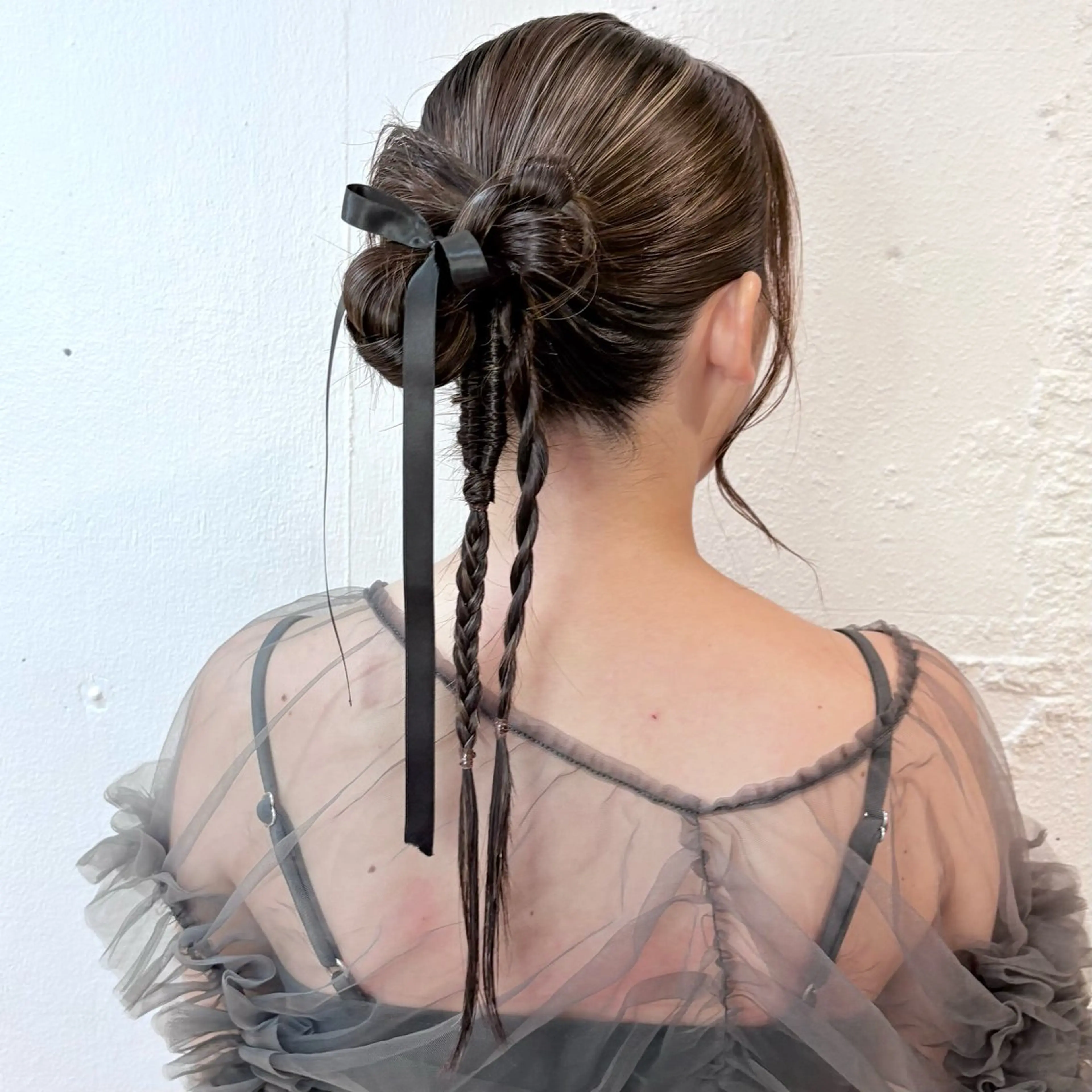 ロング ヘアアレンジ ヘアセット 縮毛矯正/Wカラー /アレンジ🌙あまにのヘアスタイル