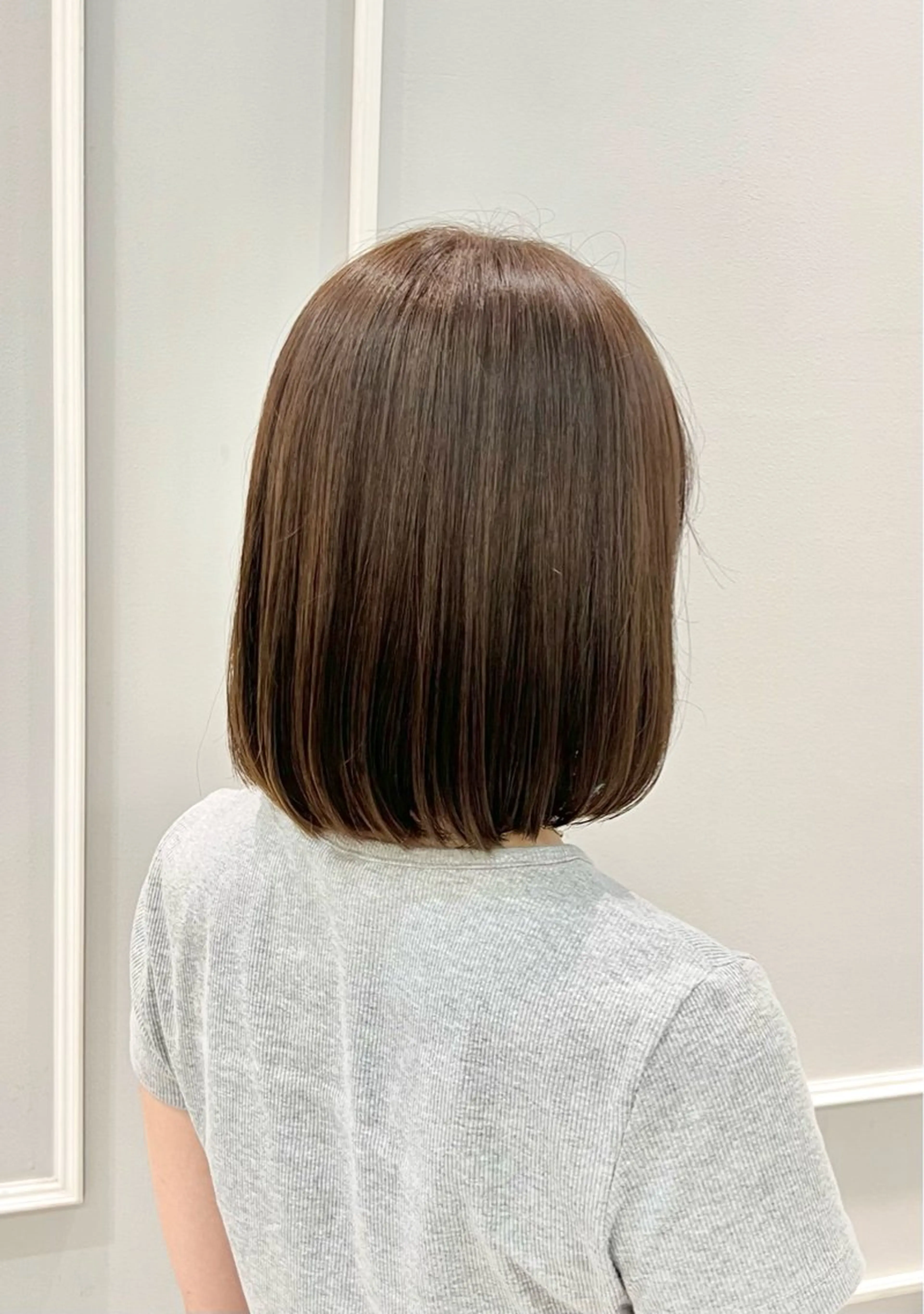 ショート ヘアカラー トリートメント 💜 市川 桃子 💜のヘアスタイル