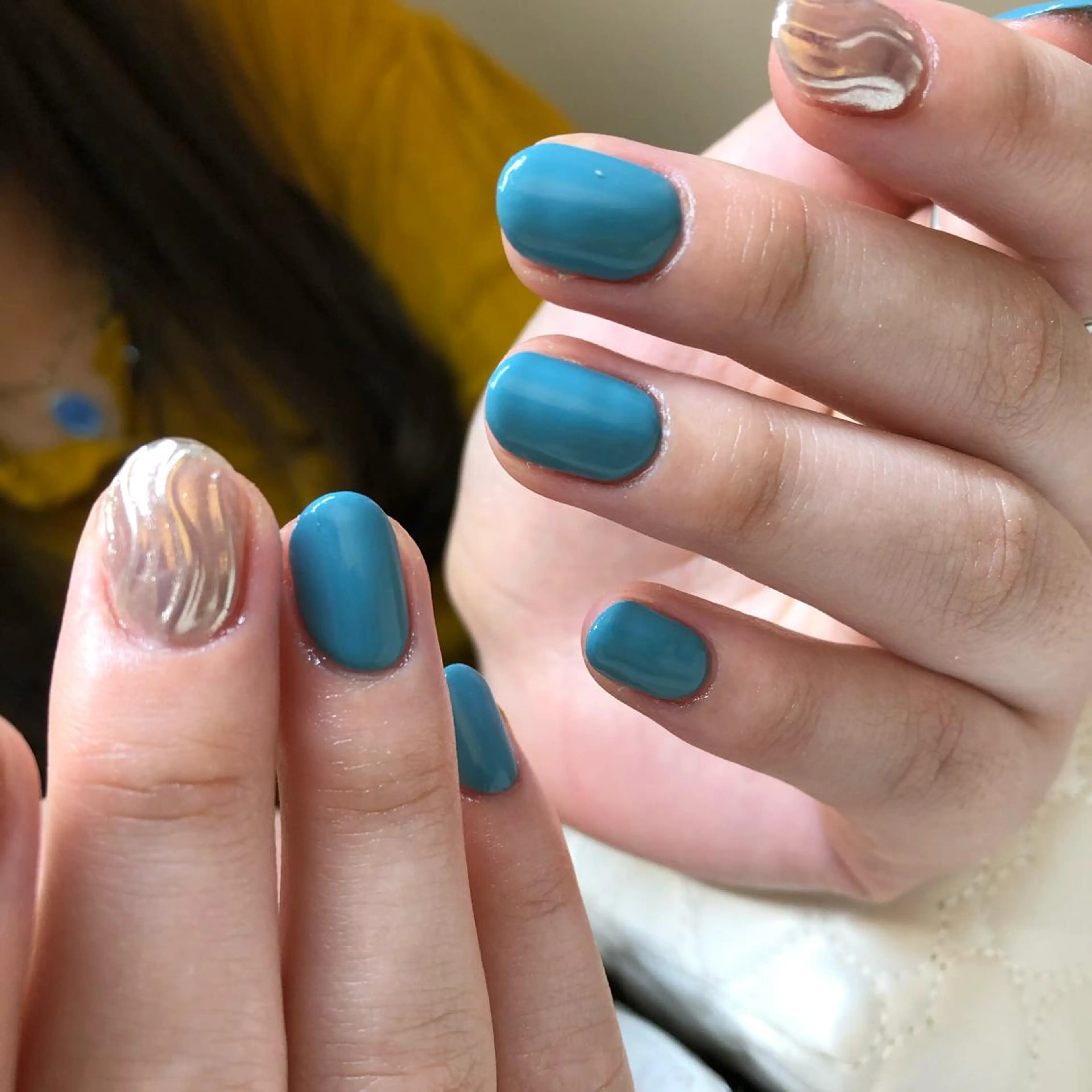 オフなし【ハンドジェル】ケア込み　シンプルアートコースの写真