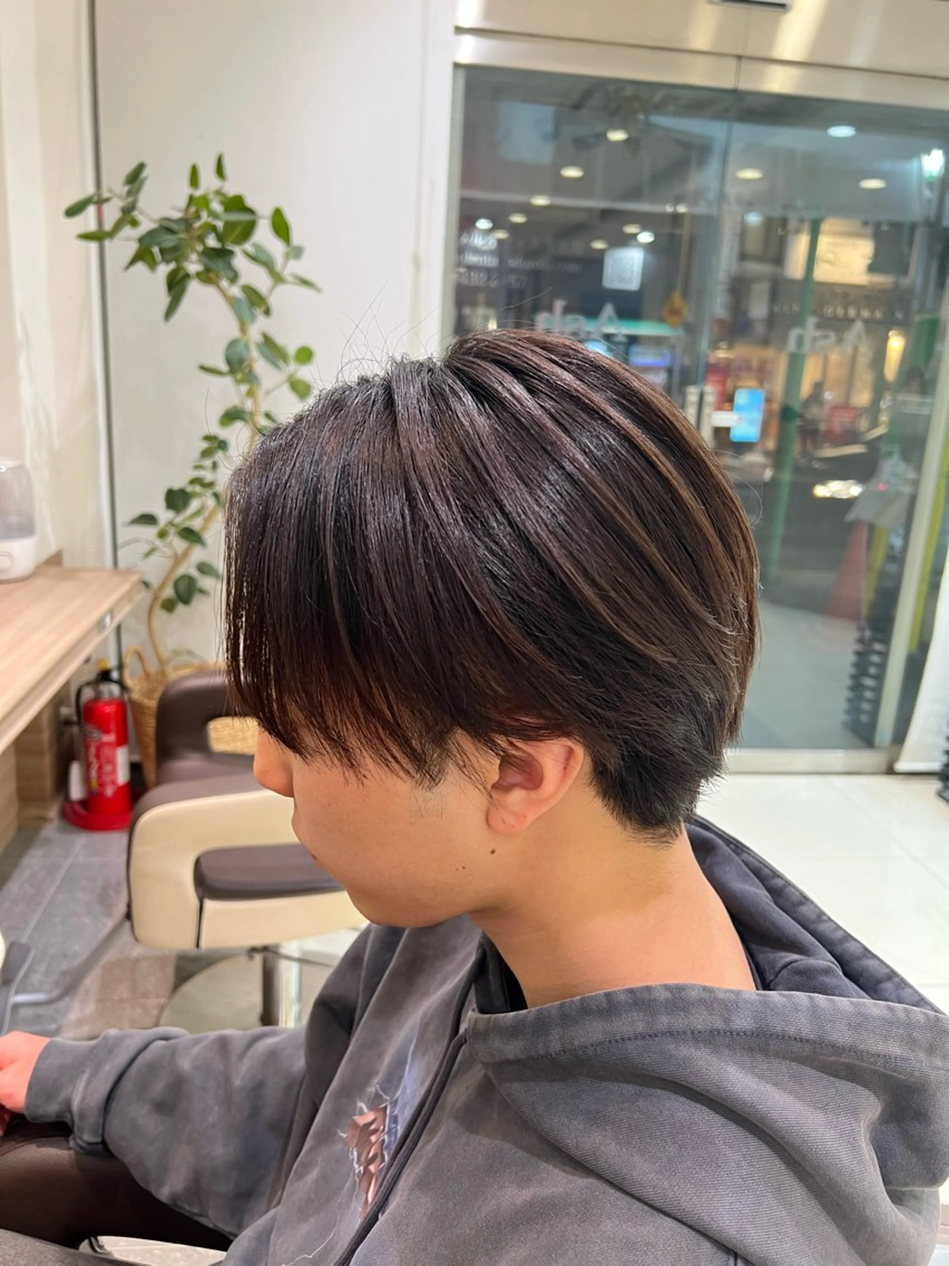 メンズ カット 縮毛矯正 SENA 再現性 パーマと縮毛矯正のヘアスタイル