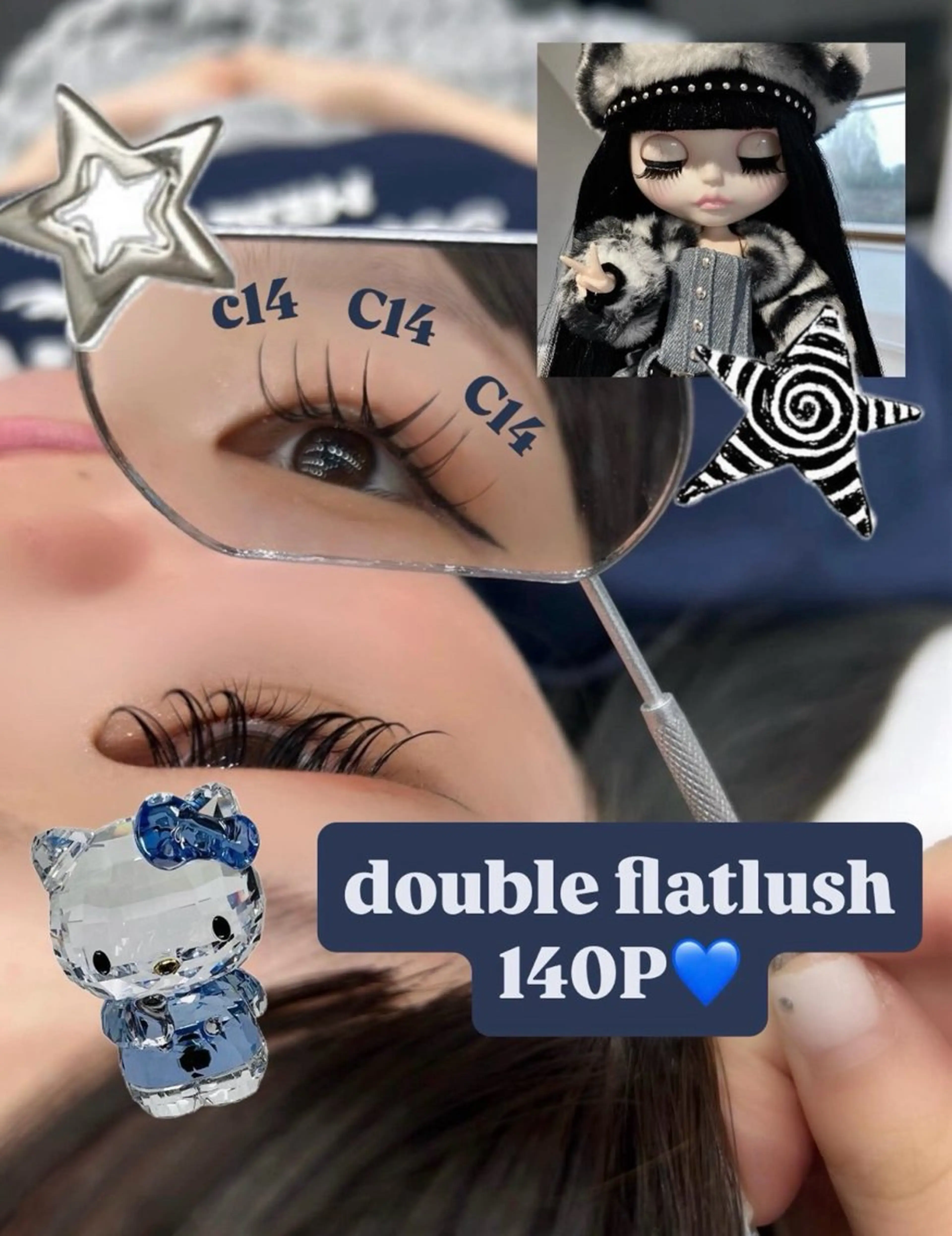 マツエク・マツパ VENUS BELT Ema🦋のマツエク・マツパデザイン