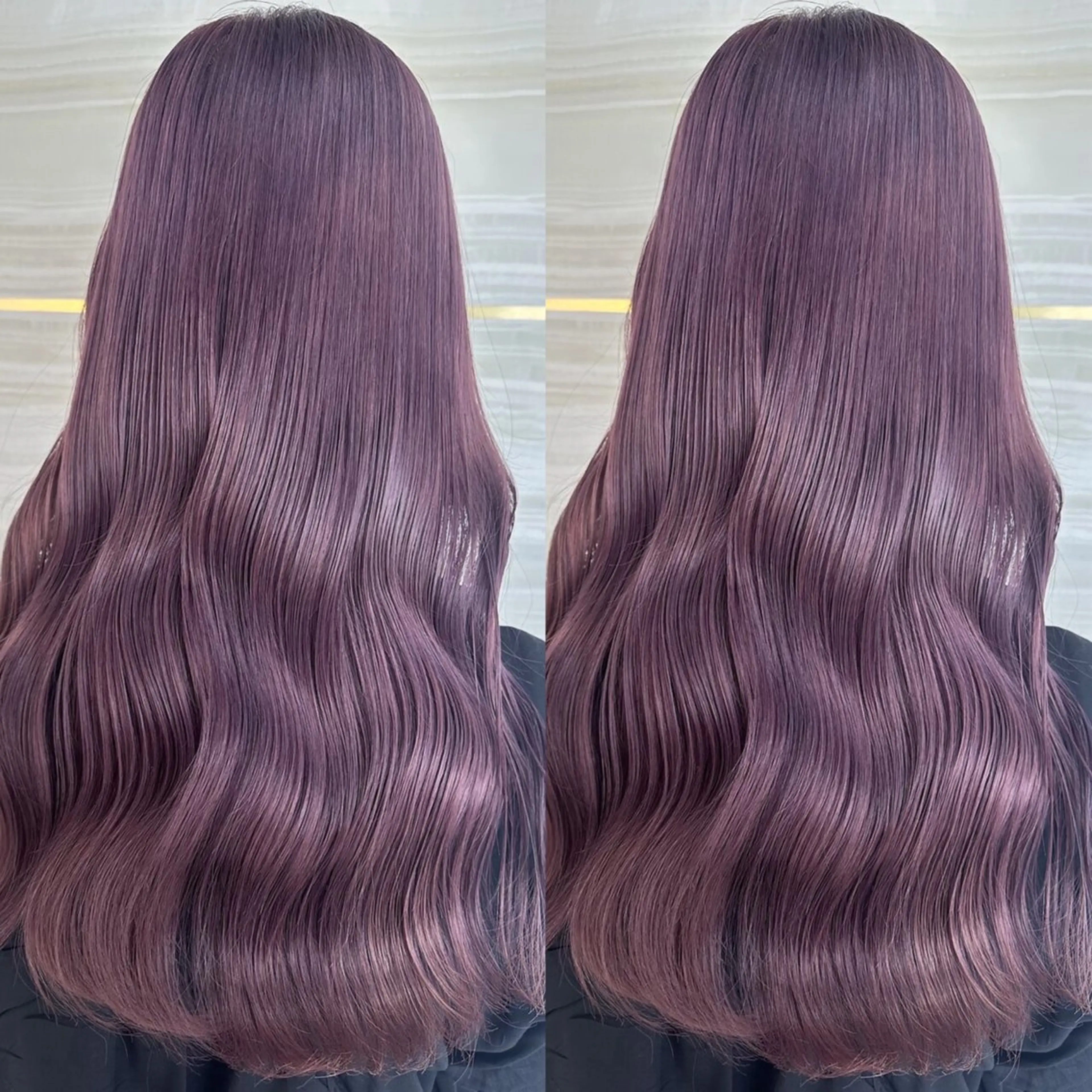 ロング ヘアカラー 🐈‍⬛momo🐾 ダブルカラーのヘアスタイル