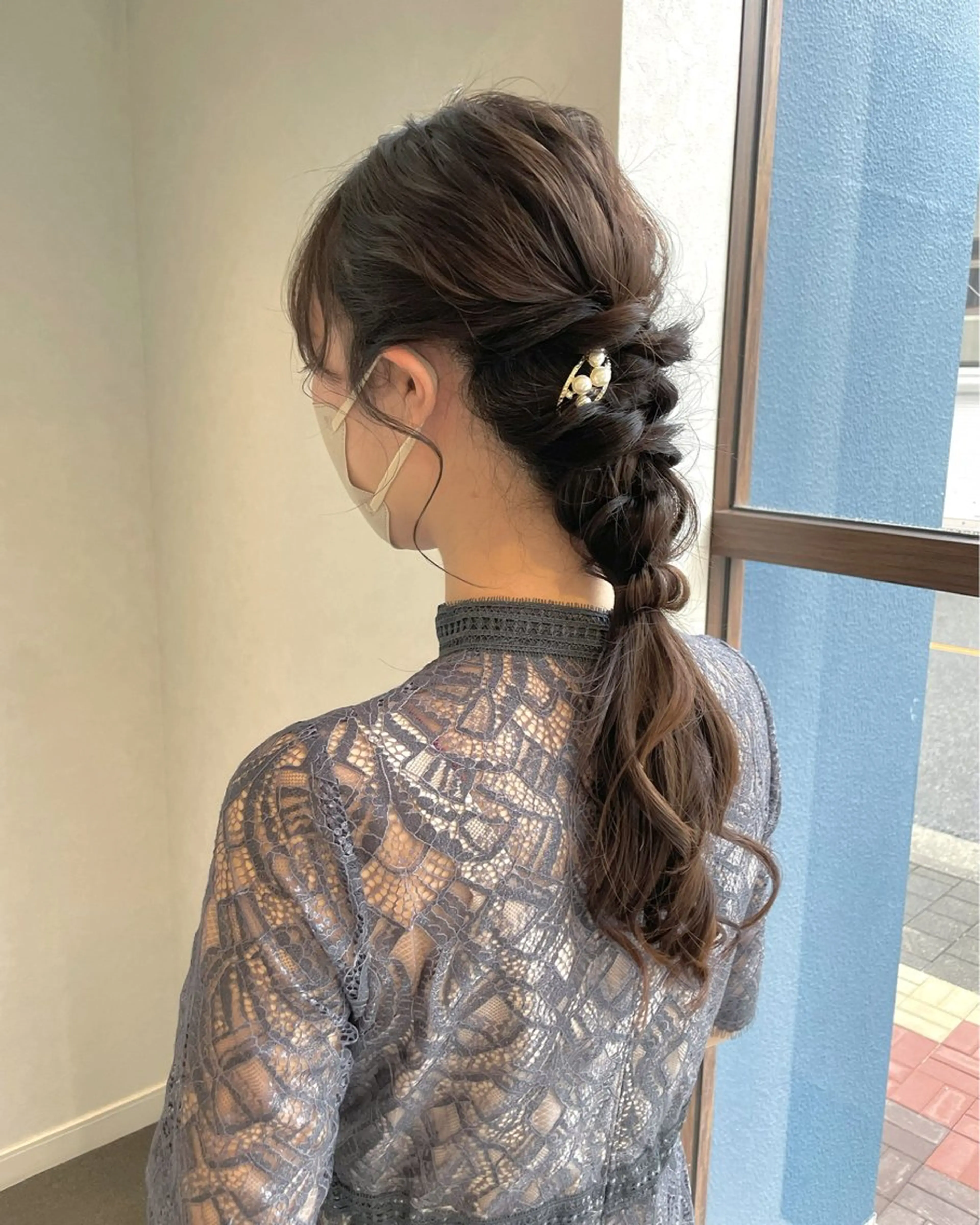 ミツキ/ 透明感カラー/セットのヘアスタイル