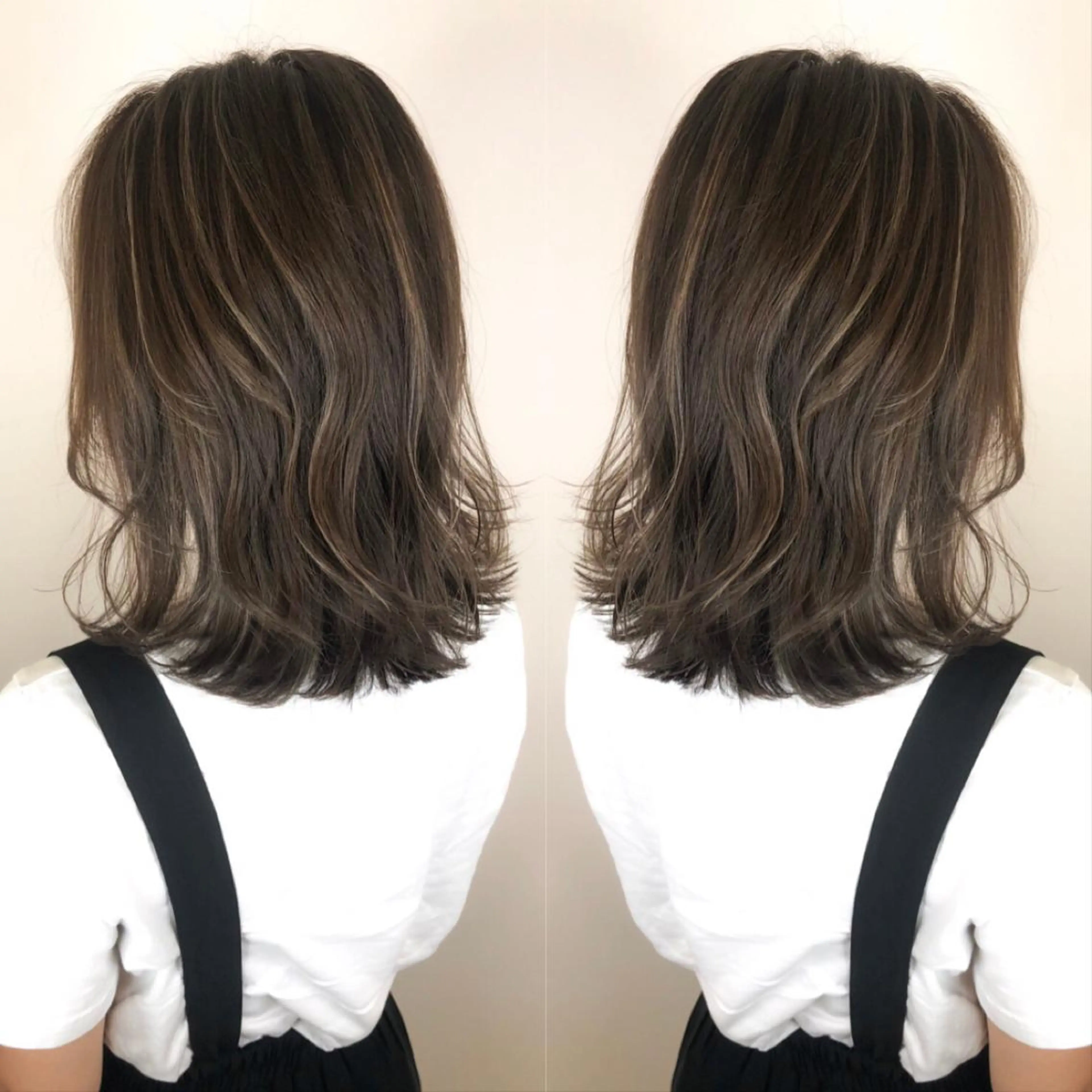 ミディアム カラー ハイライトカラー ハイライト ヘアカラー トリートメント mahaloha千代田所属・大橋 輝久のヘアスタイル