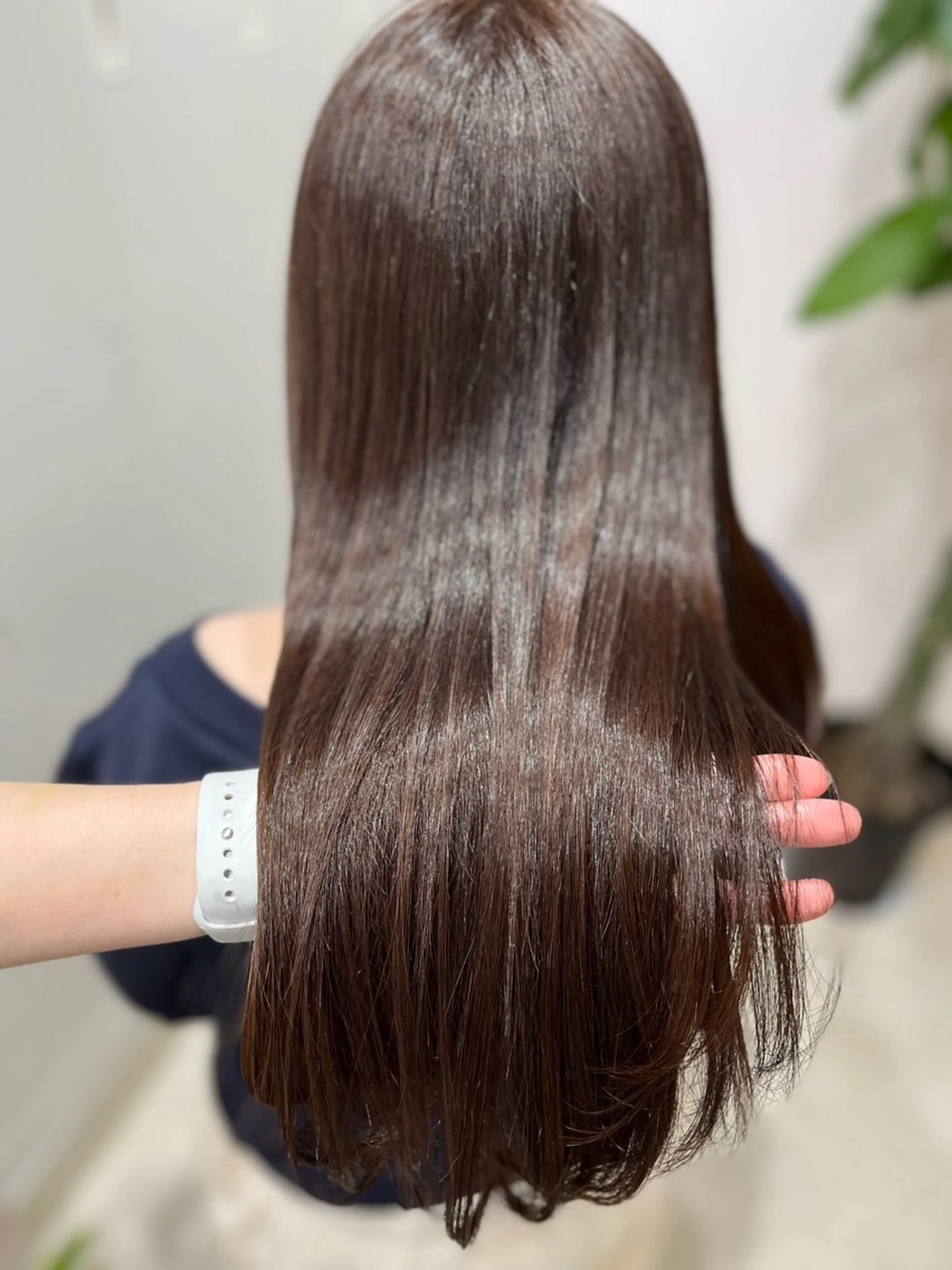 ロング カラー ブラウンカラー ピンクカラー ピンクブラウン カット ヘアカラー トリートメント 🫧ぷる艶カラー🫧 Yuubi🦩のヘアスタイル