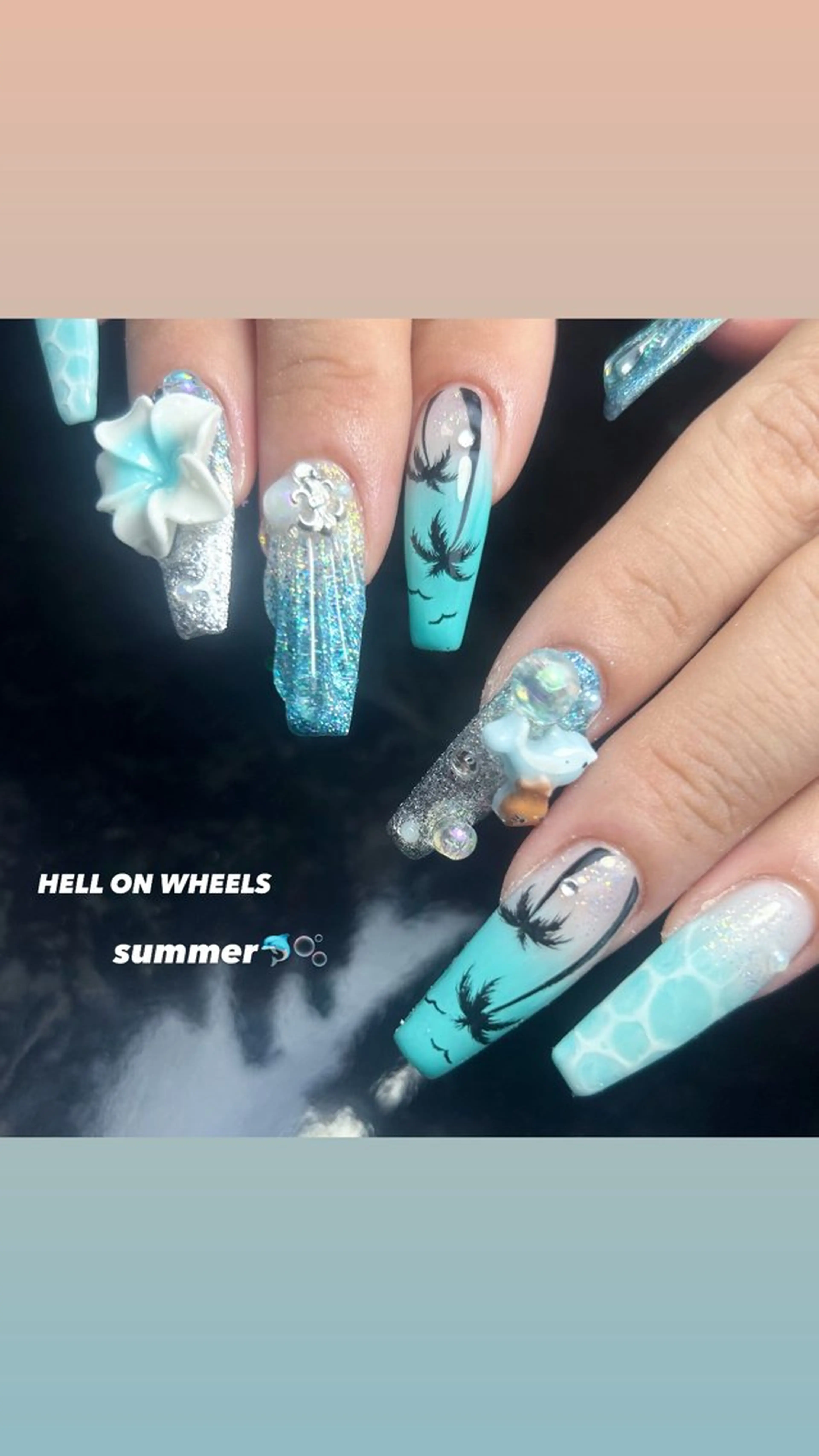 ネイル ハンドネイル ⛓Miyu ⛓のネイルデザイン