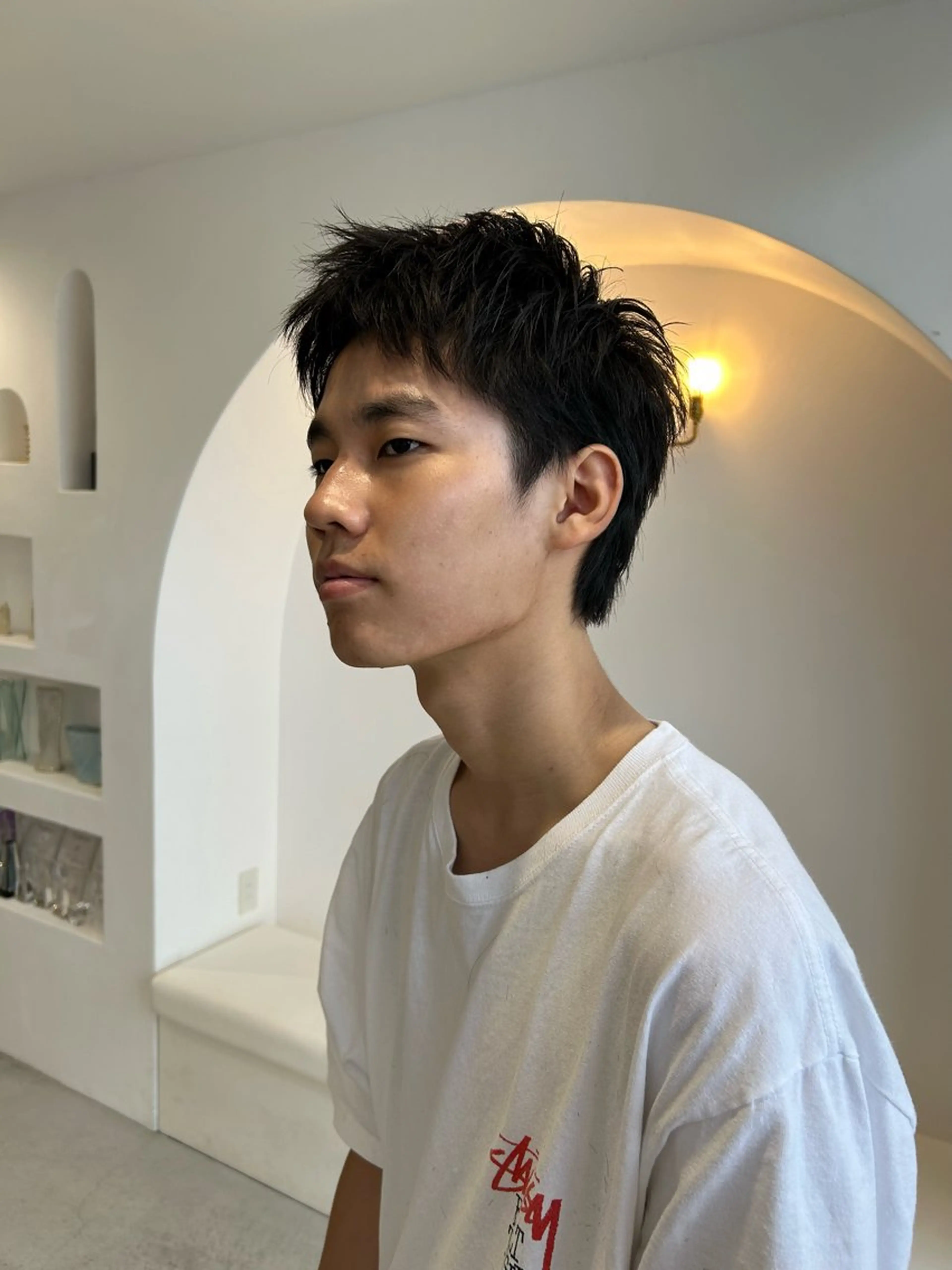 メンズ 刈り上げ 纐纈 大和のヘアスタイル