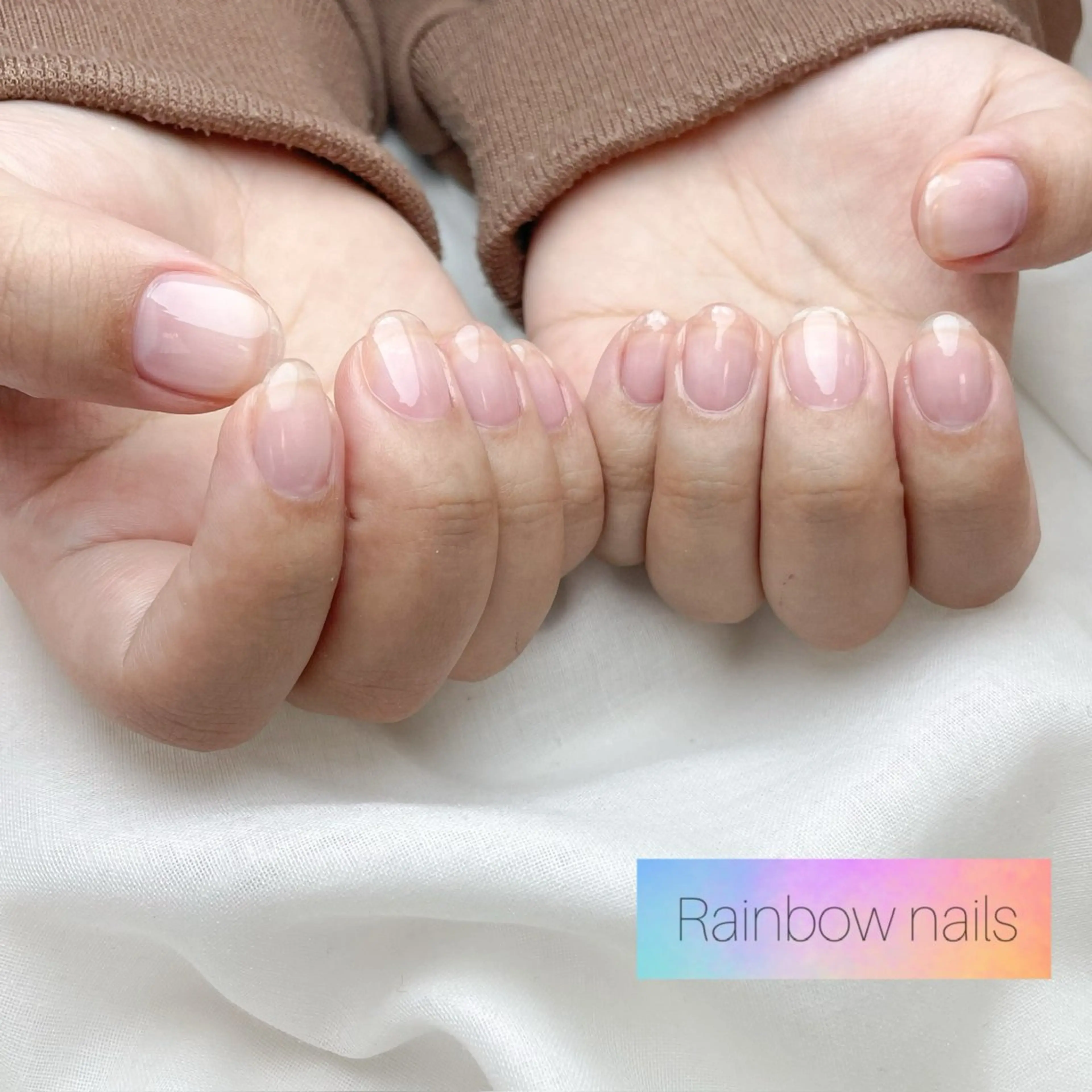 ネイル Rainbow nailsくろちゃんのネイルデザイン