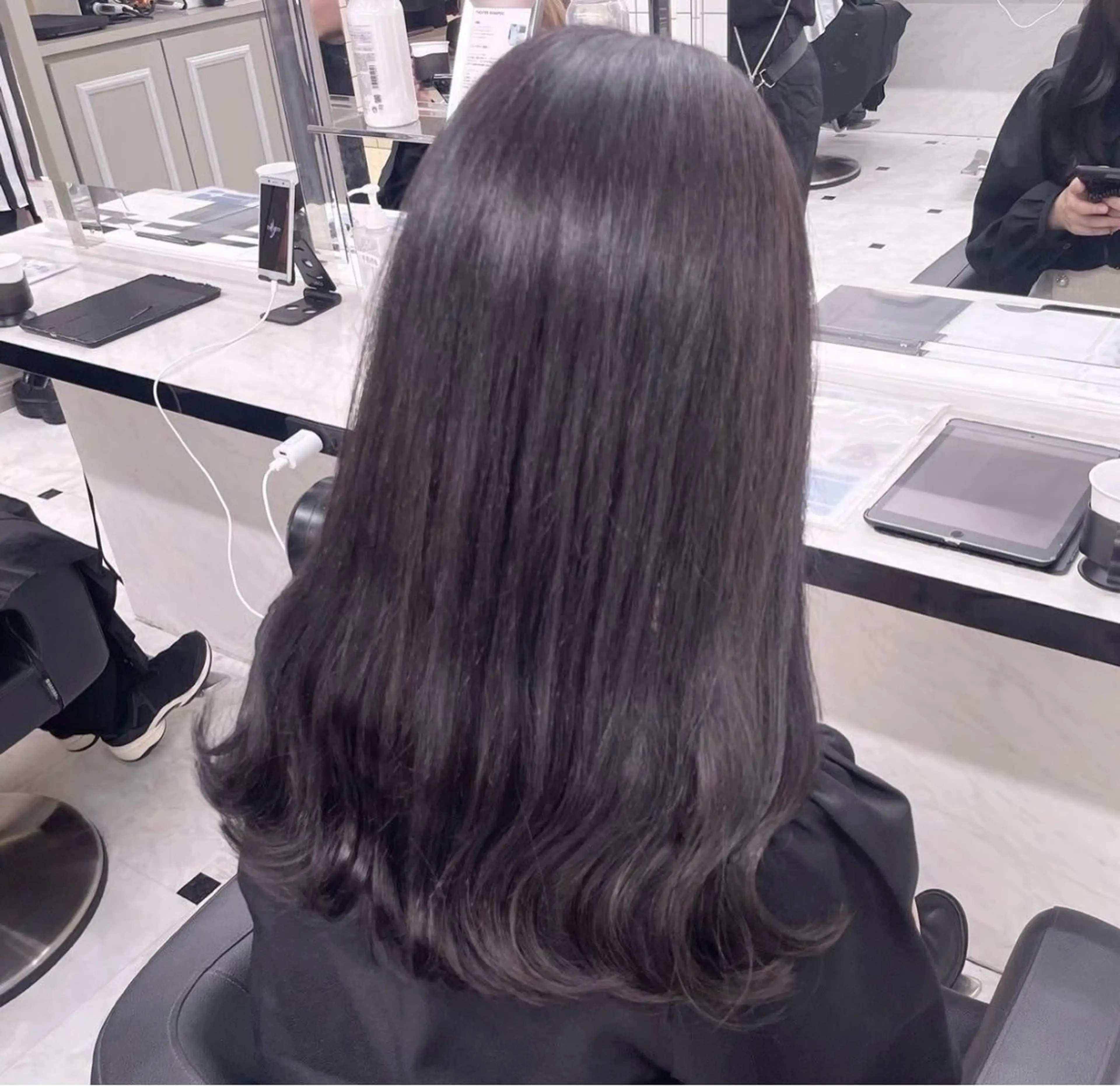 ロング ヘアカラー miku/ラベンダー 透明感カラー🪻❤︎のヘアスタイル