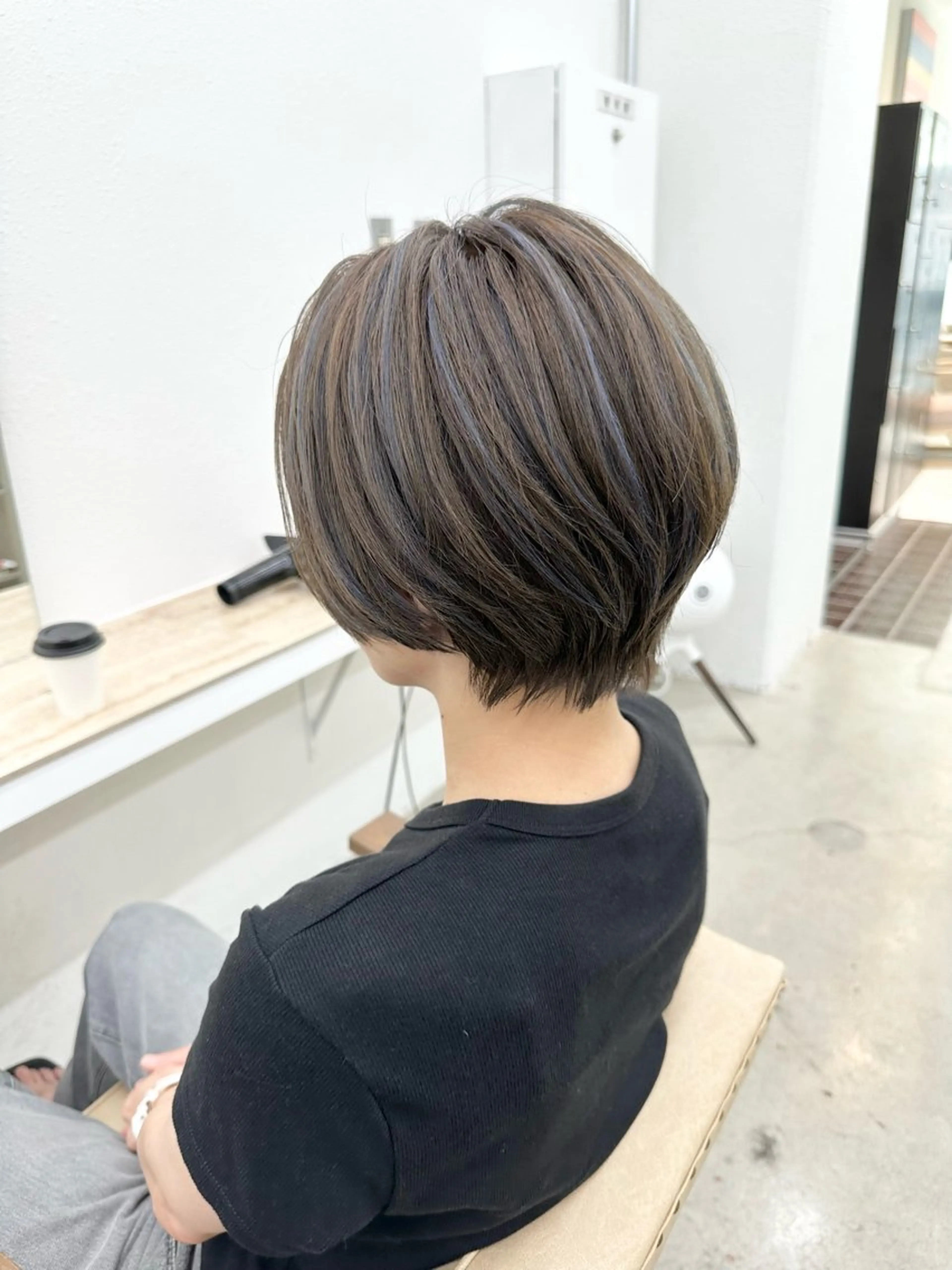 【ミニモ特別メニュー🌻】部分ハイライト+艶々トリートメント✨の写真