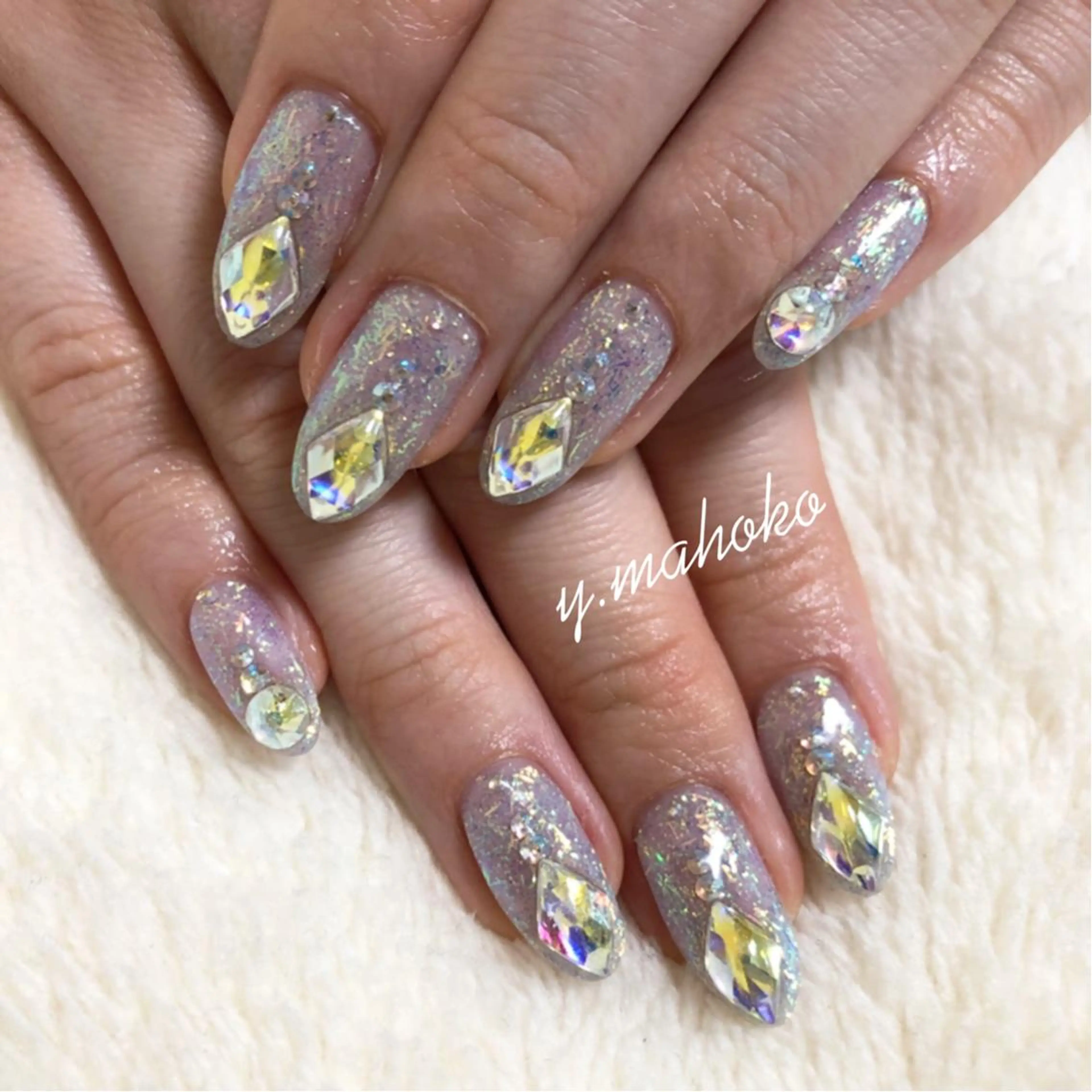 ネイル ハンドネイル She nail studio 原宿所属・パラジェル有/ スカルプ/mahoのネイルデザイン